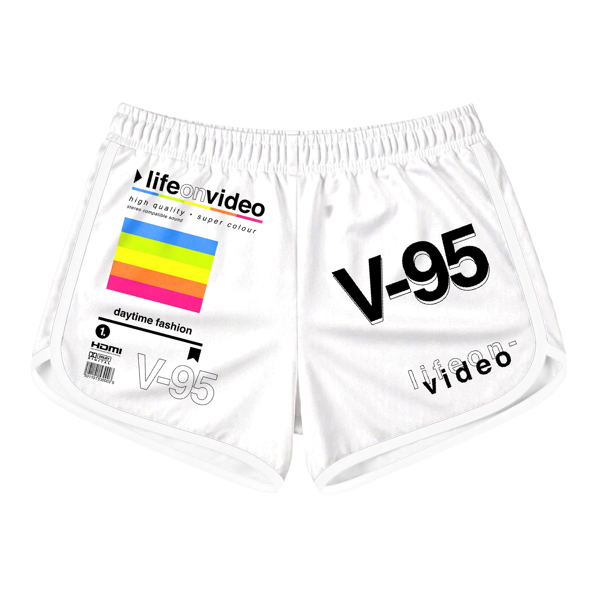 Life On Video Retro Shorts