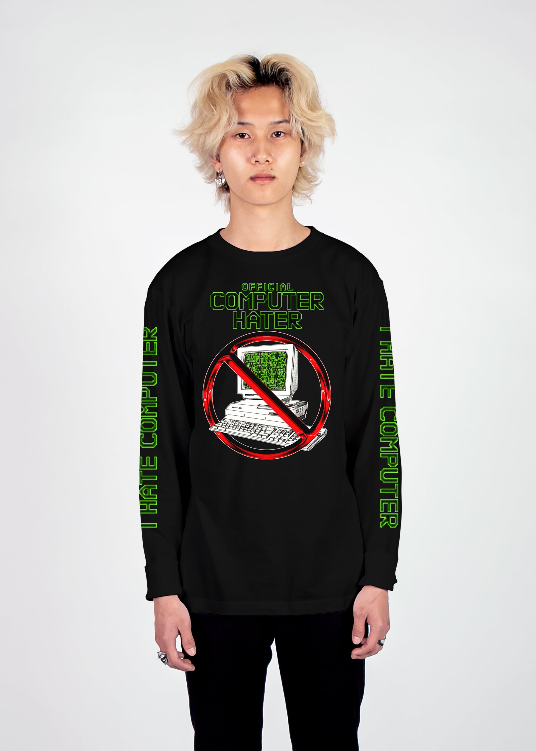 Official Computer Hater Long Sleeve Tee
