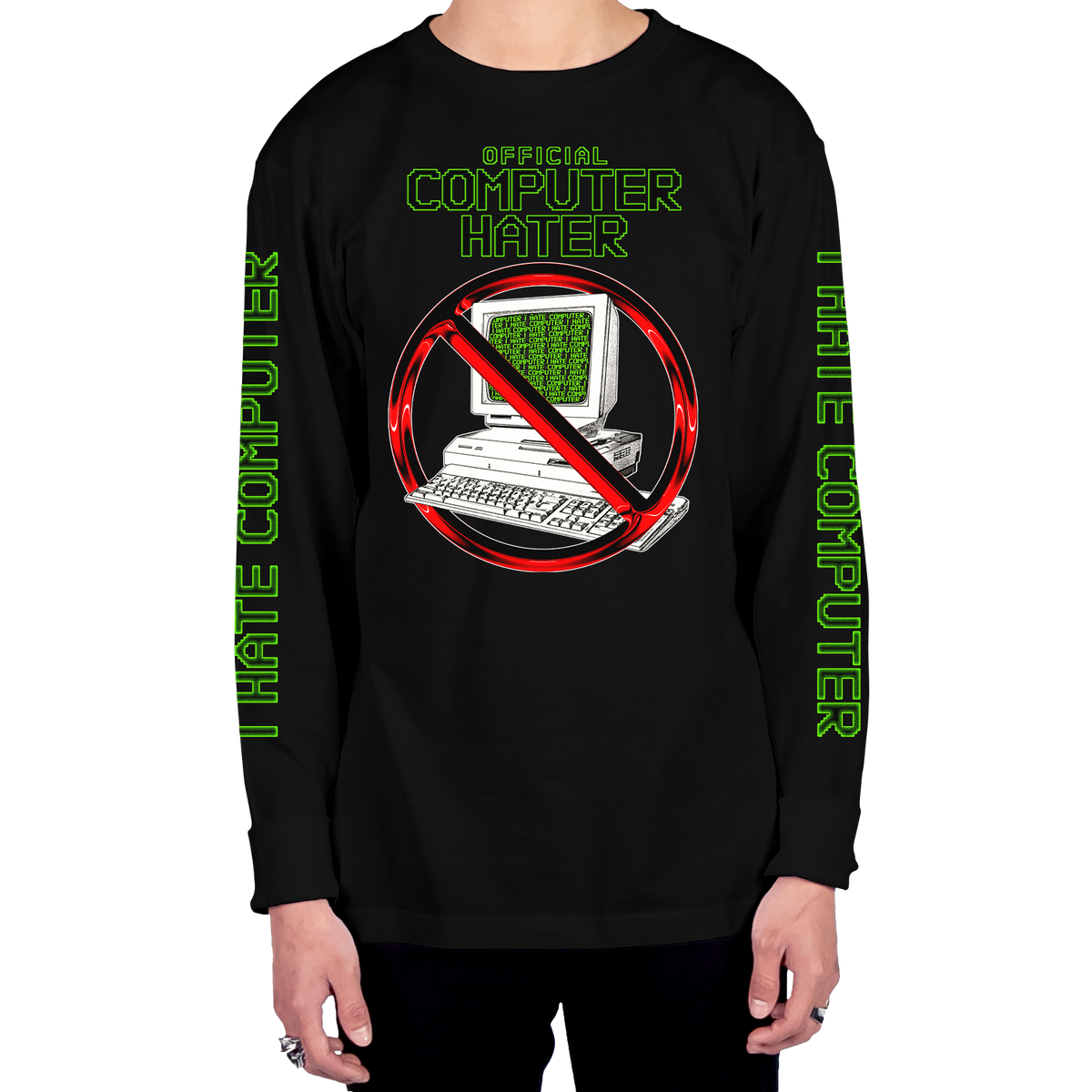 Official Computer Hater Long Sleeve Tee