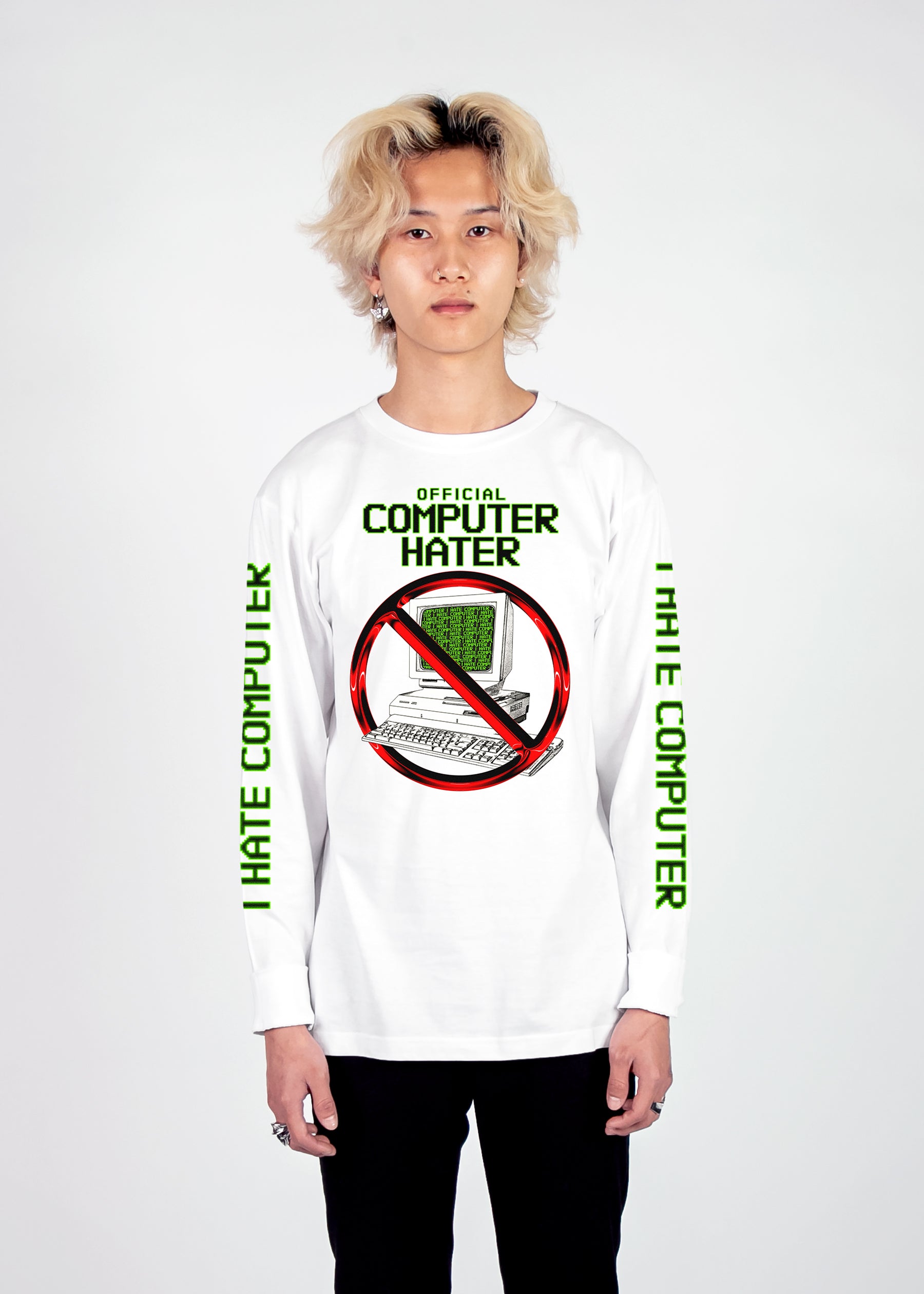 Official Computer Hater Long Sleeve Tee