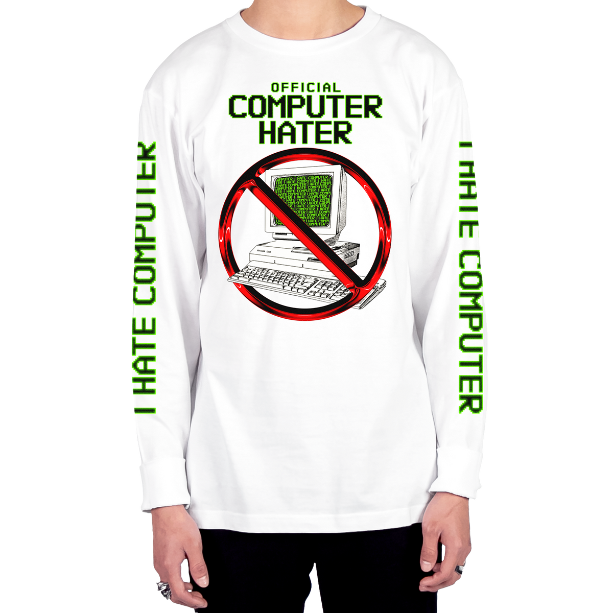 Official Computer Hater Long Sleeve Tee