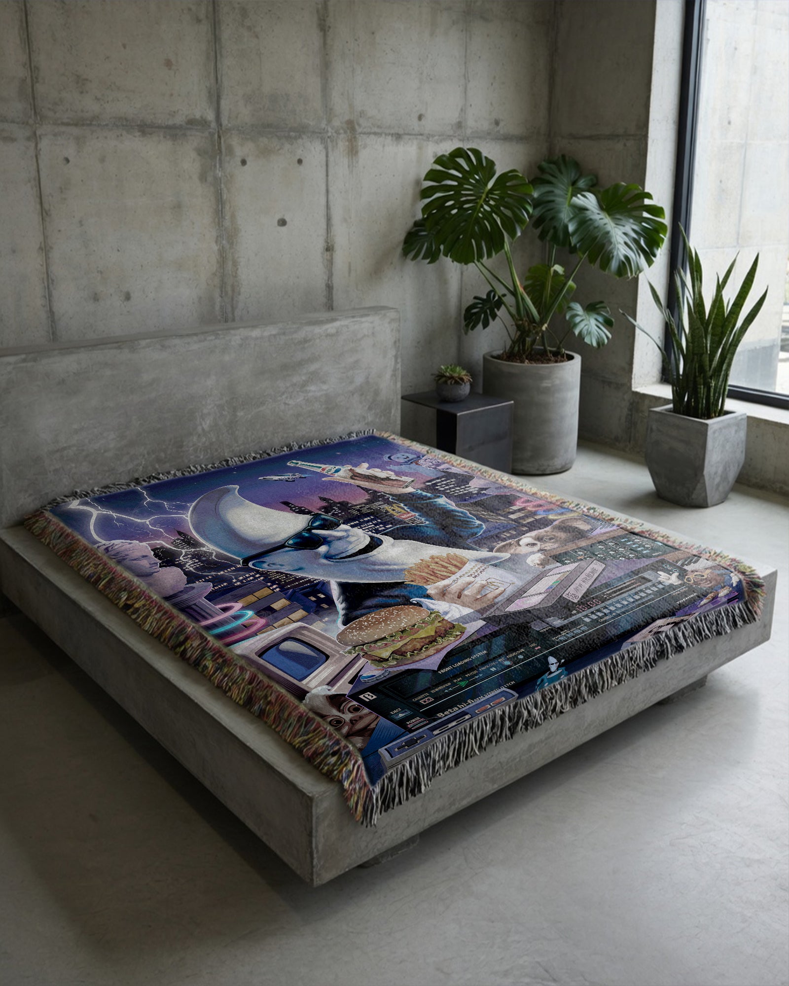 Mac Tonight Woven Blanket