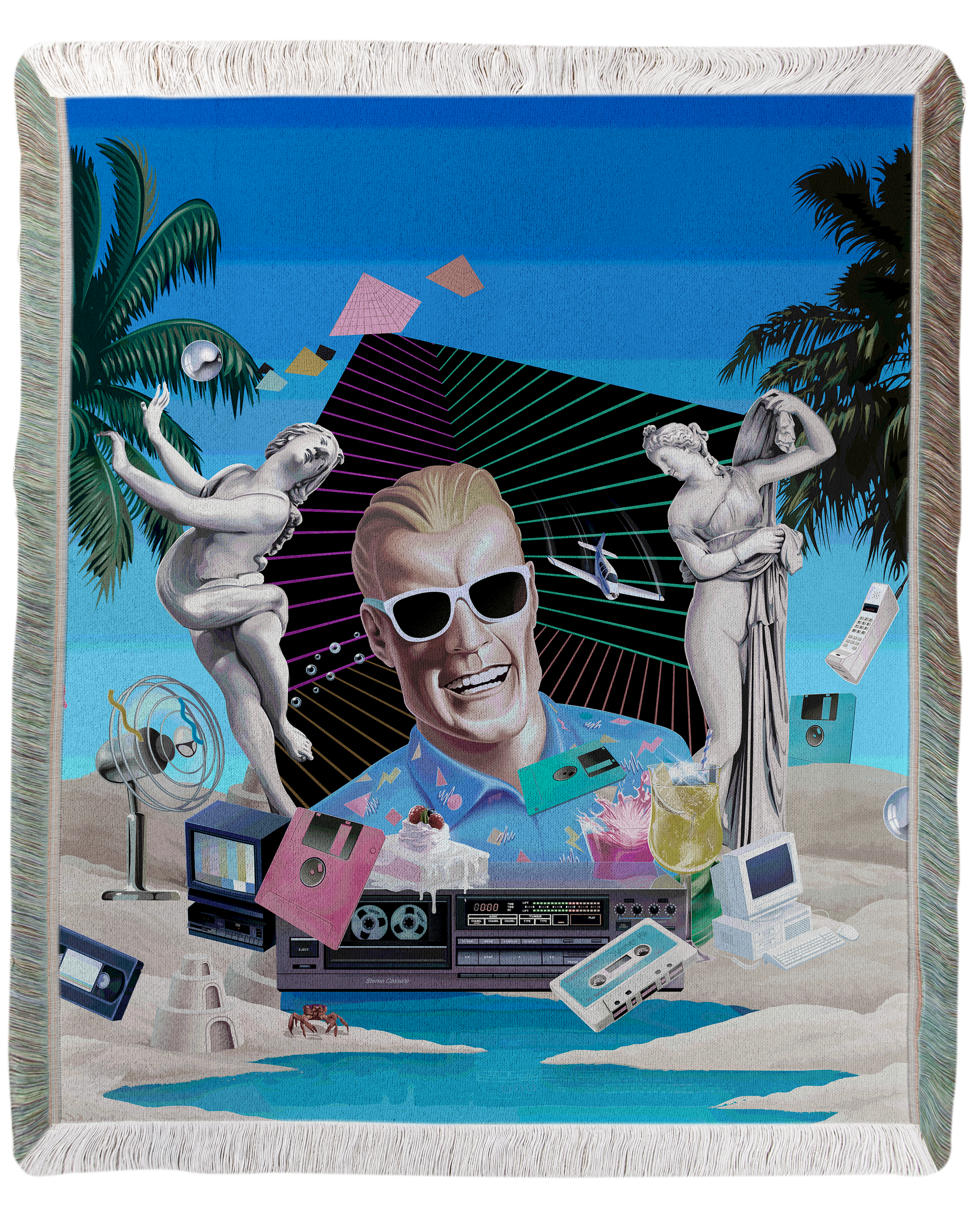 Max Headroom Woven Blanket