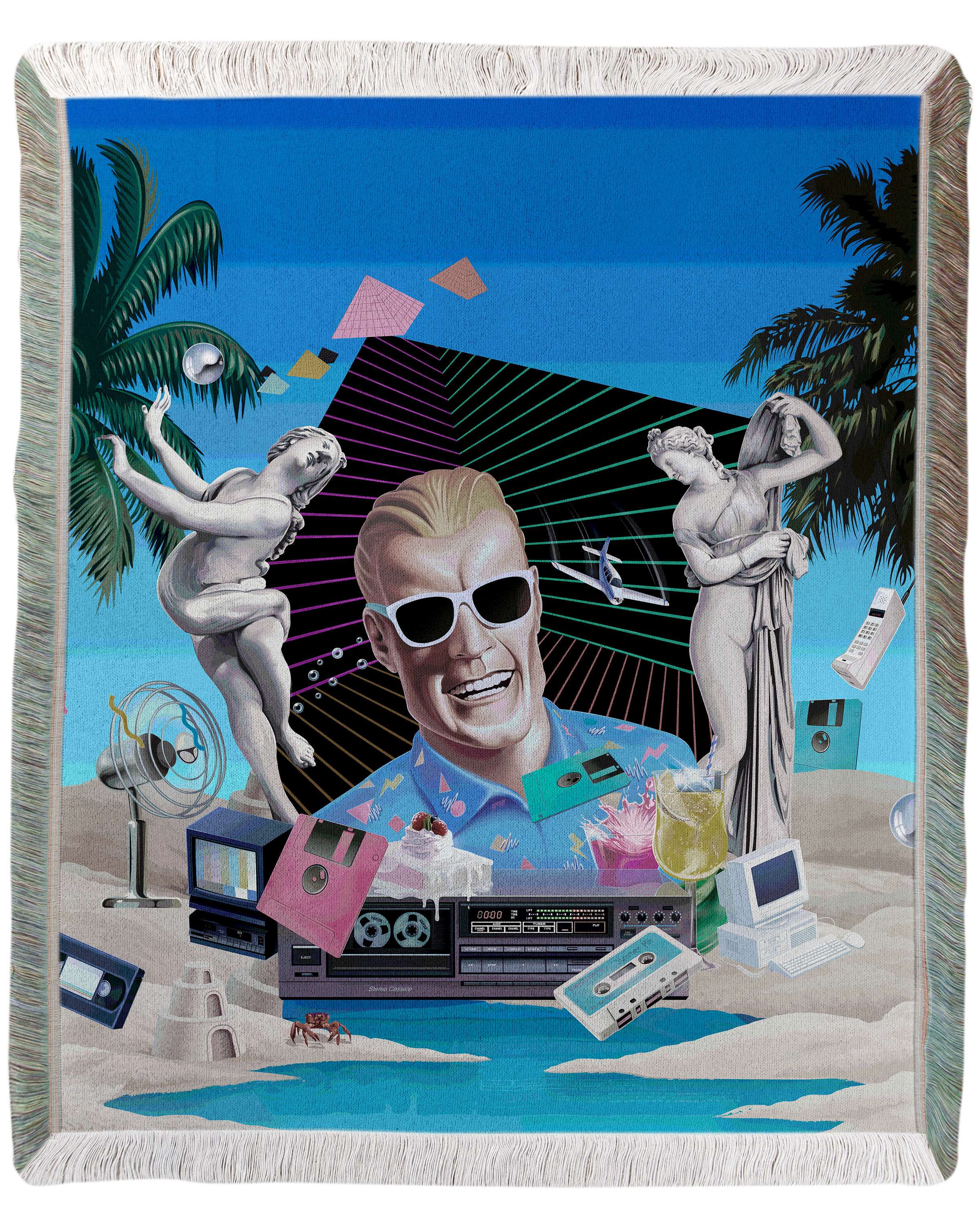 Max Headroom Woven Blanket
