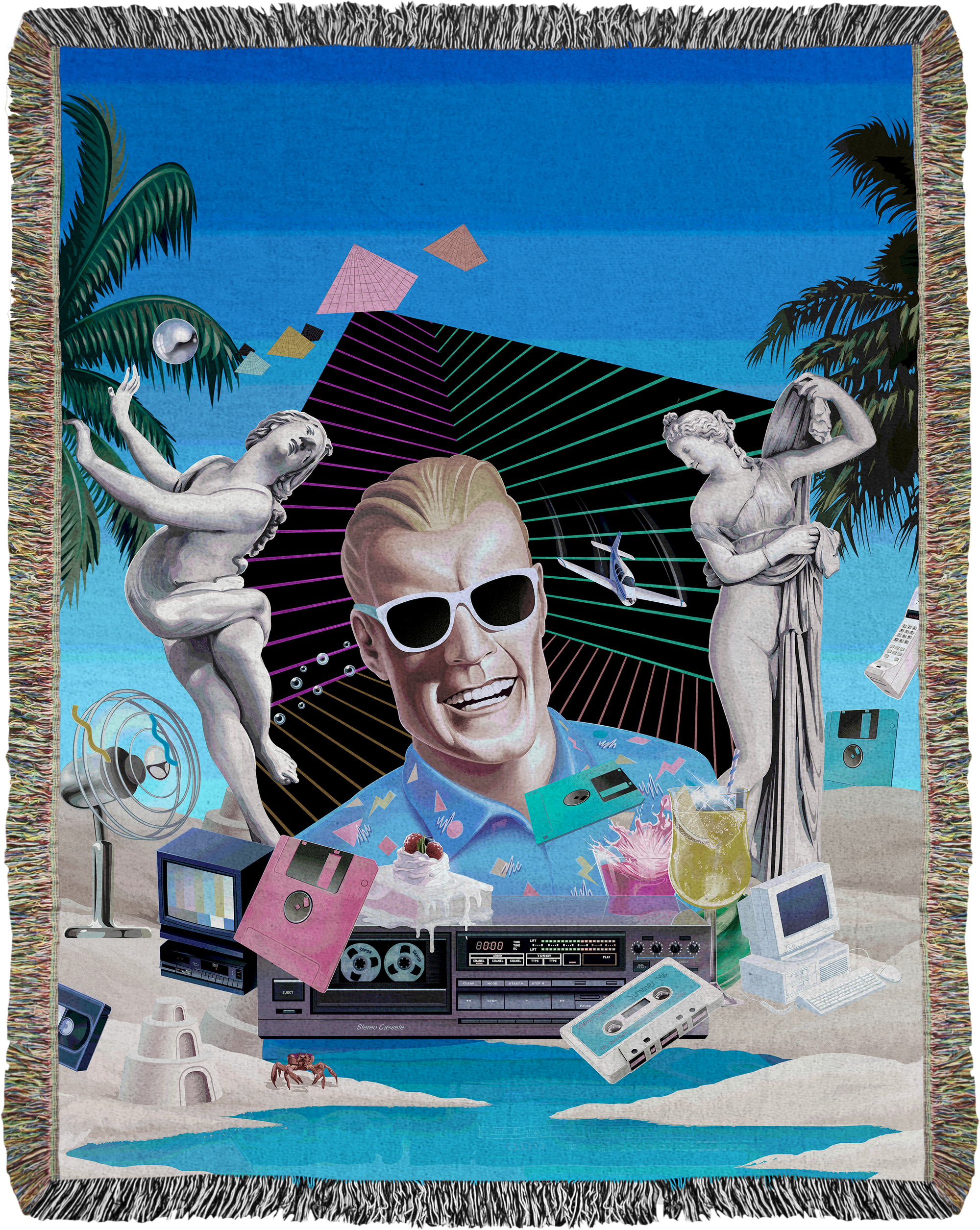 Max Headroom Woven Blanket