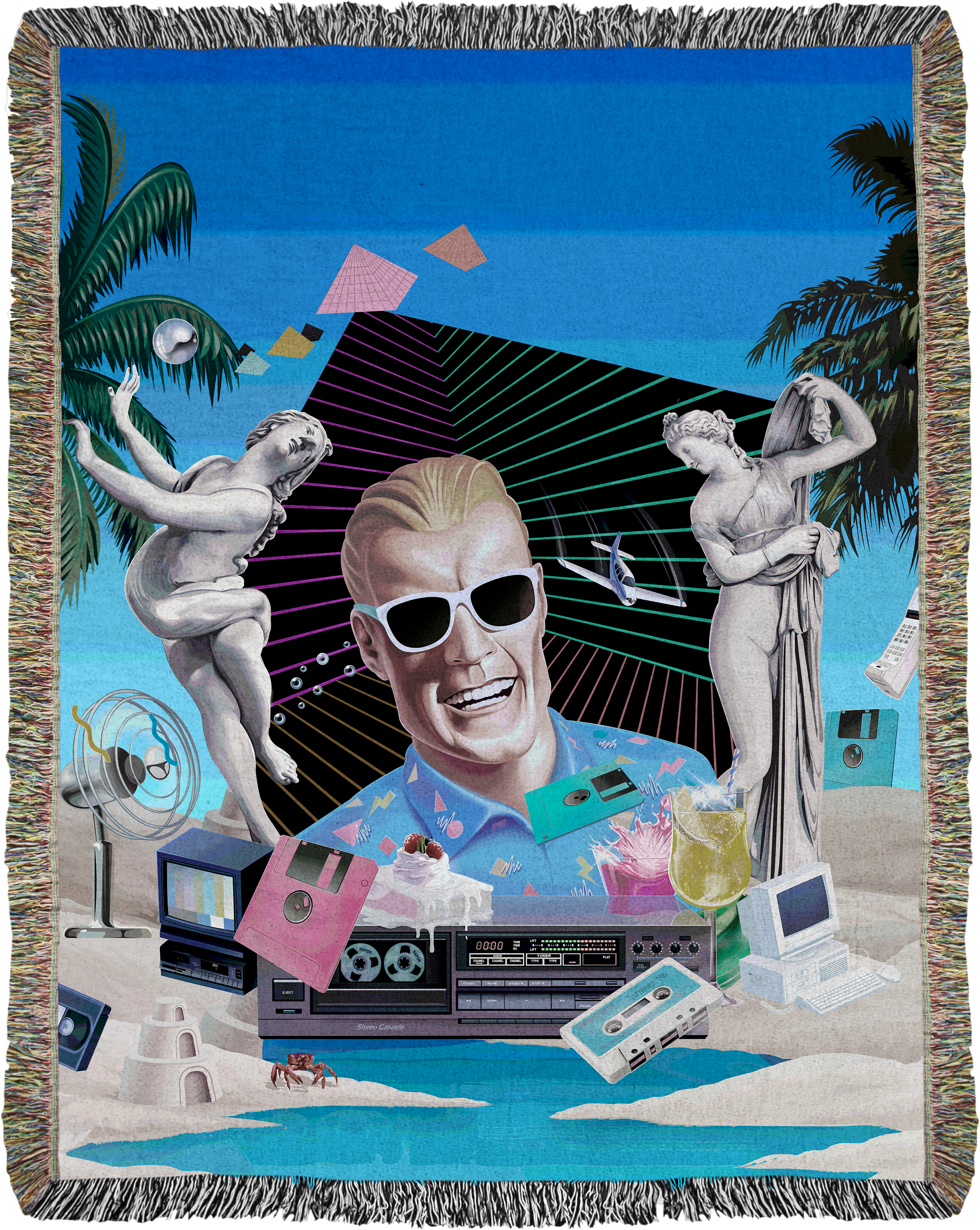 Max Headroom Woven Blanket