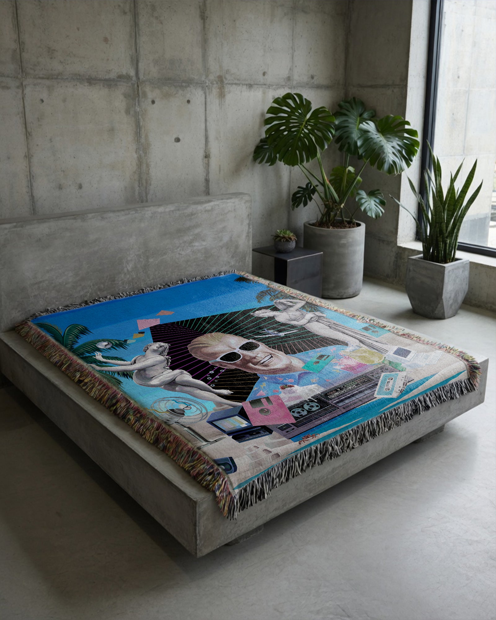 Max Headroom Woven Blanket