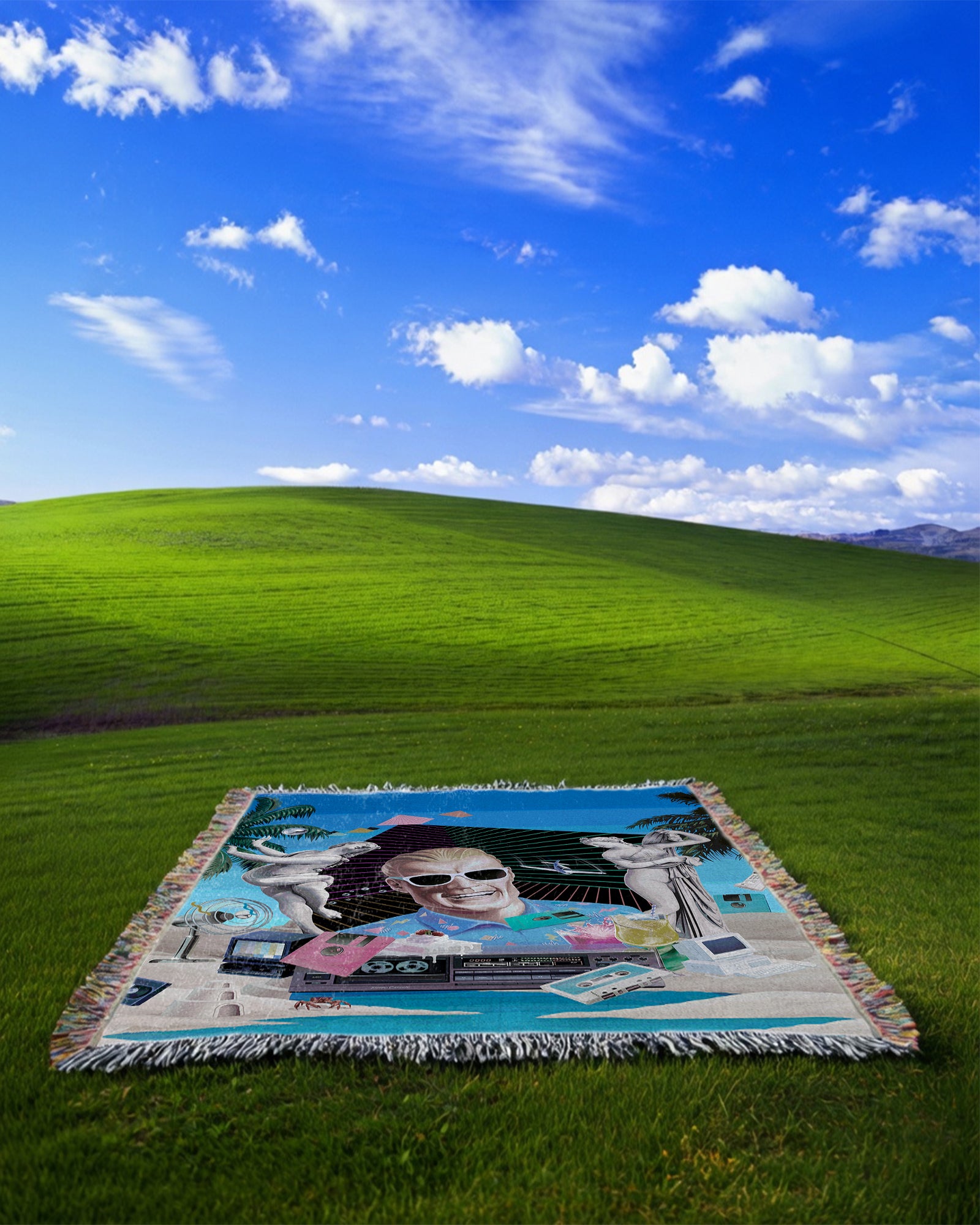 Max Headroom Woven Blanket