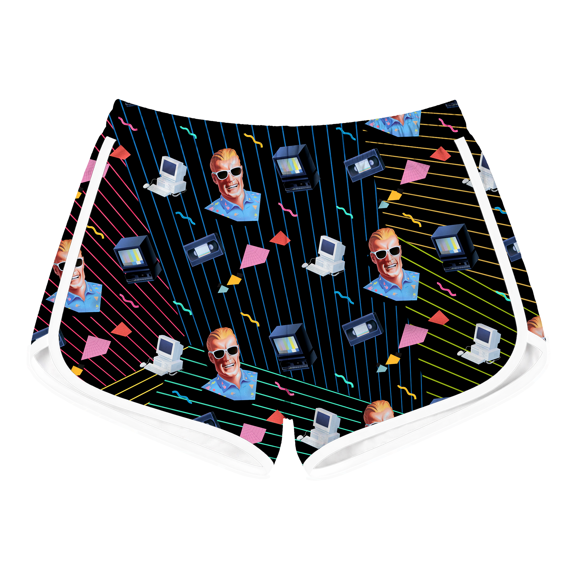 Max Headroom Retro Shorts
