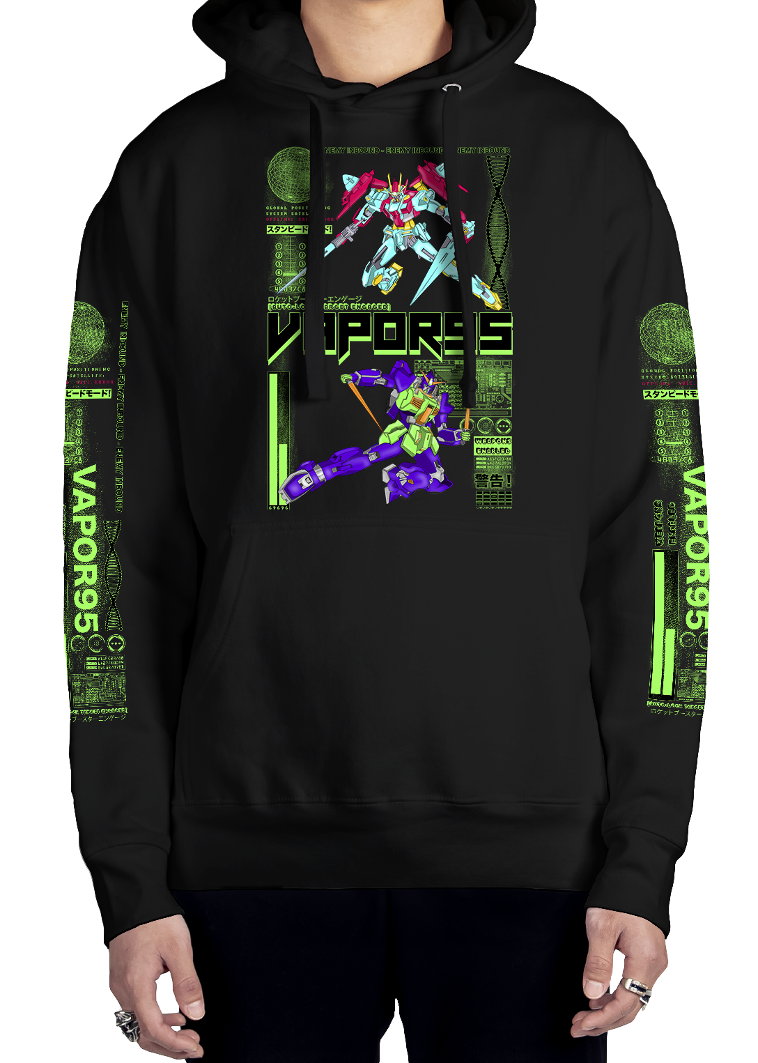 Mech Suit Long Sleeve Hoodie