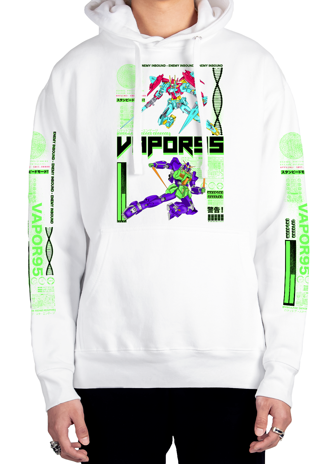 Mech Suit Long Sleeve Hoodie