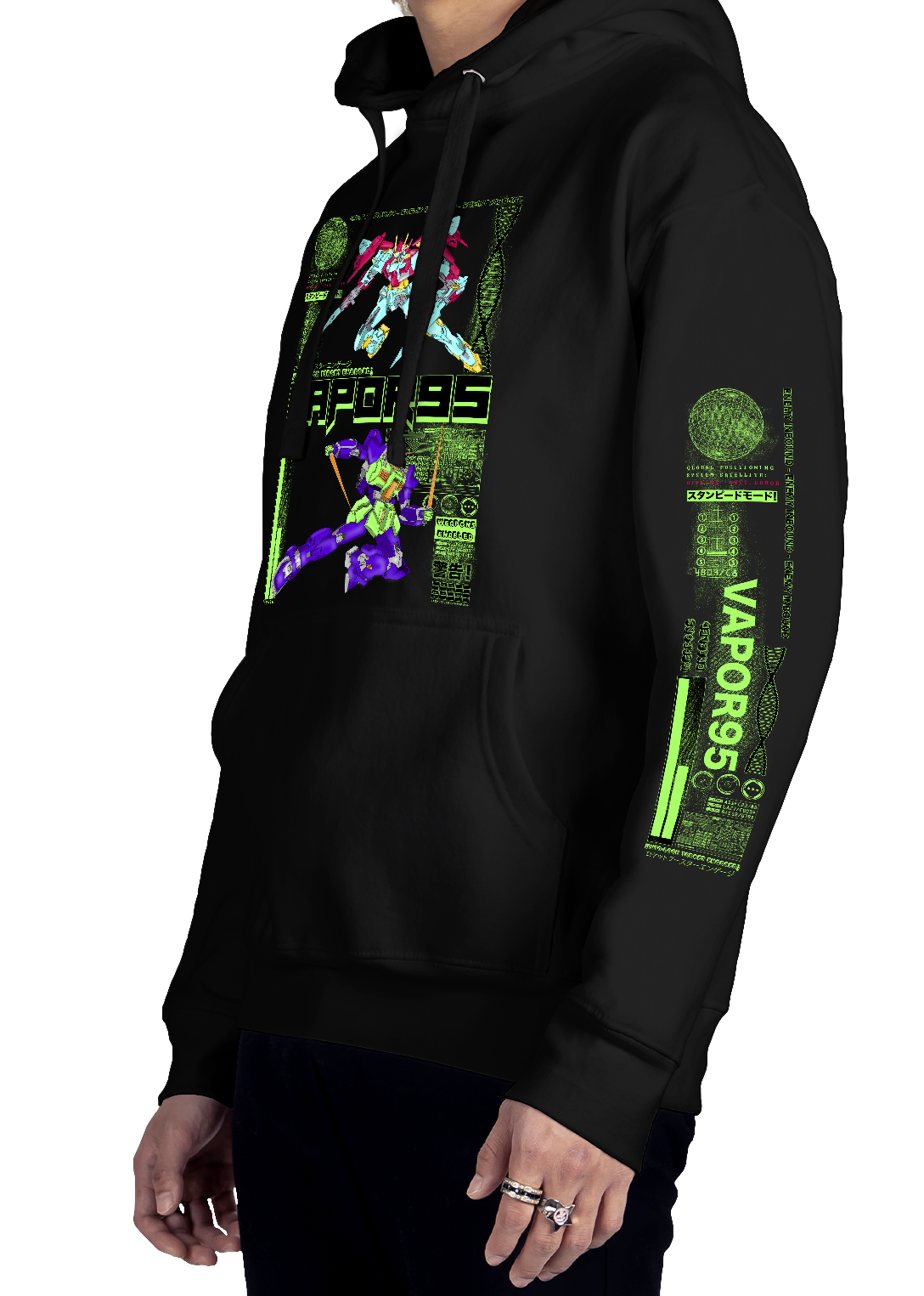 Mech Suit Long Sleeve Hoodie