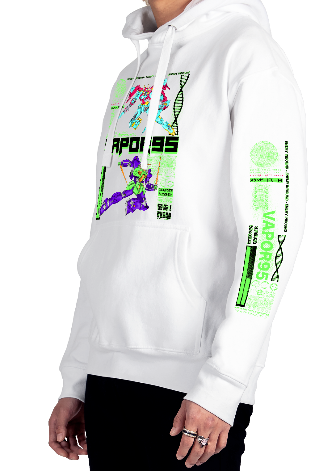 Experience the Vaporwave fashion with Vapor95's Graphic Hoodies | Mech ...