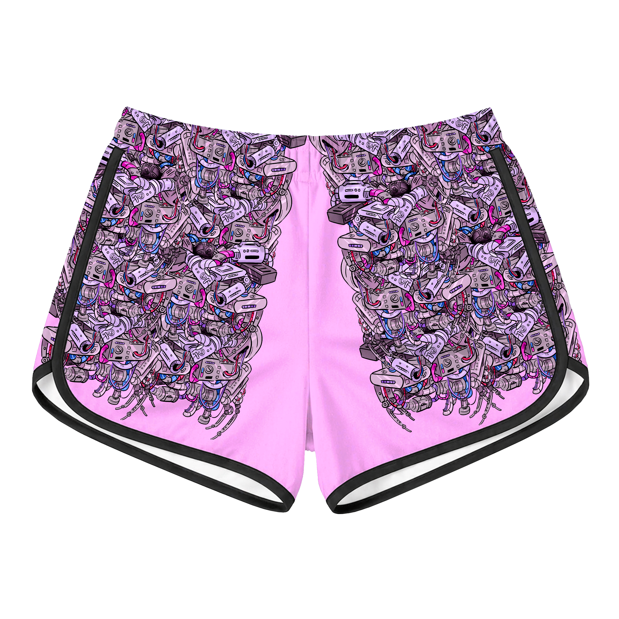 Mecha Nurse Retro Shorts