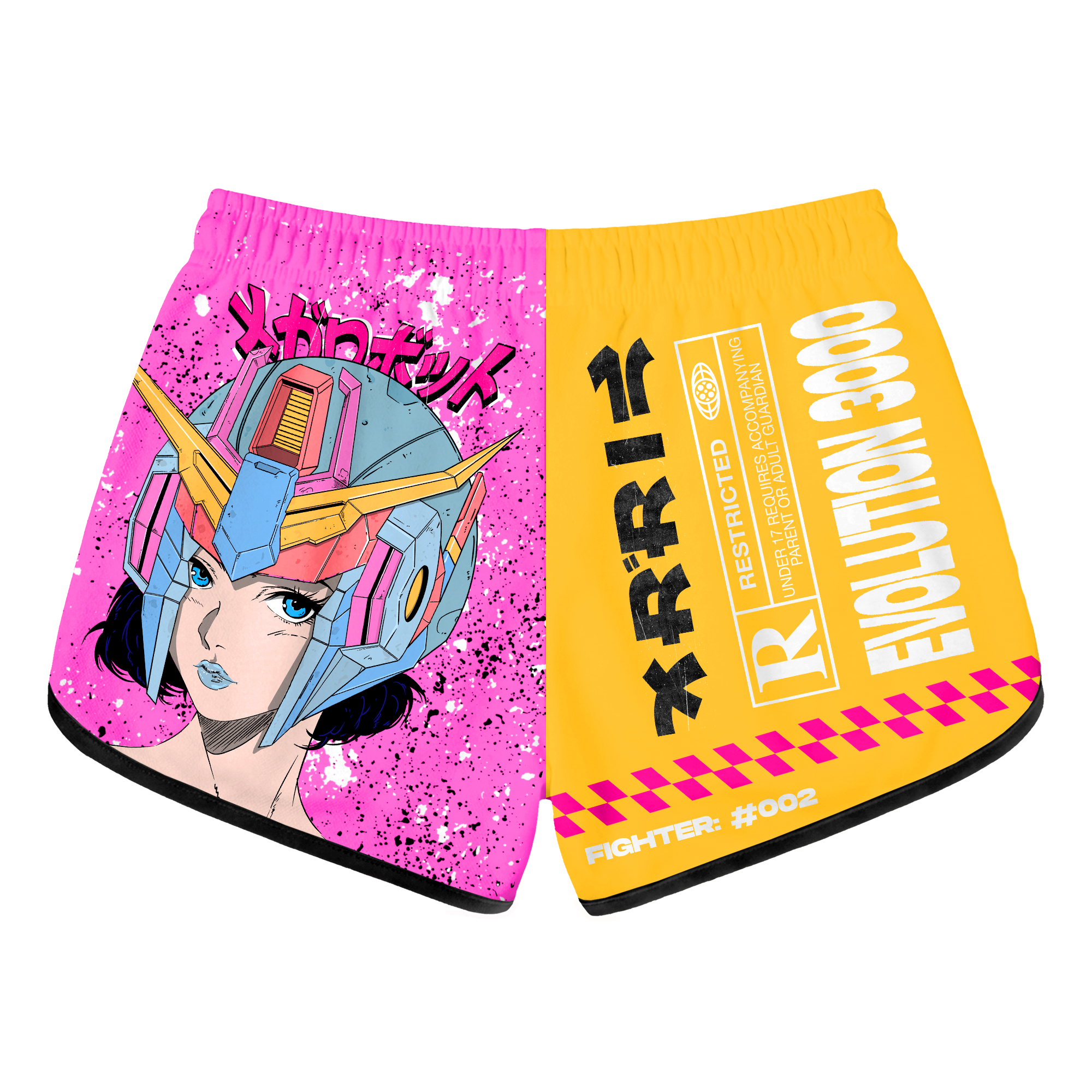 Mecha Supremacy Retro Shorts