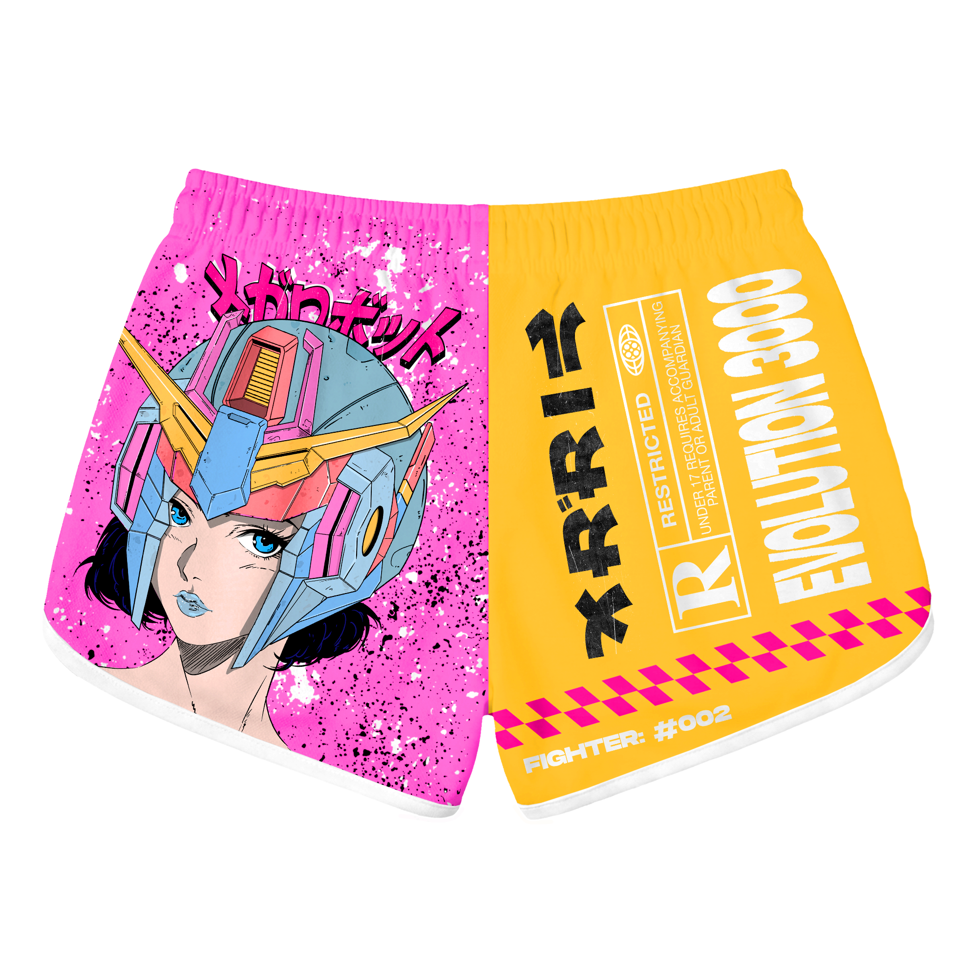 Mecha Supremacy Retro Shorts