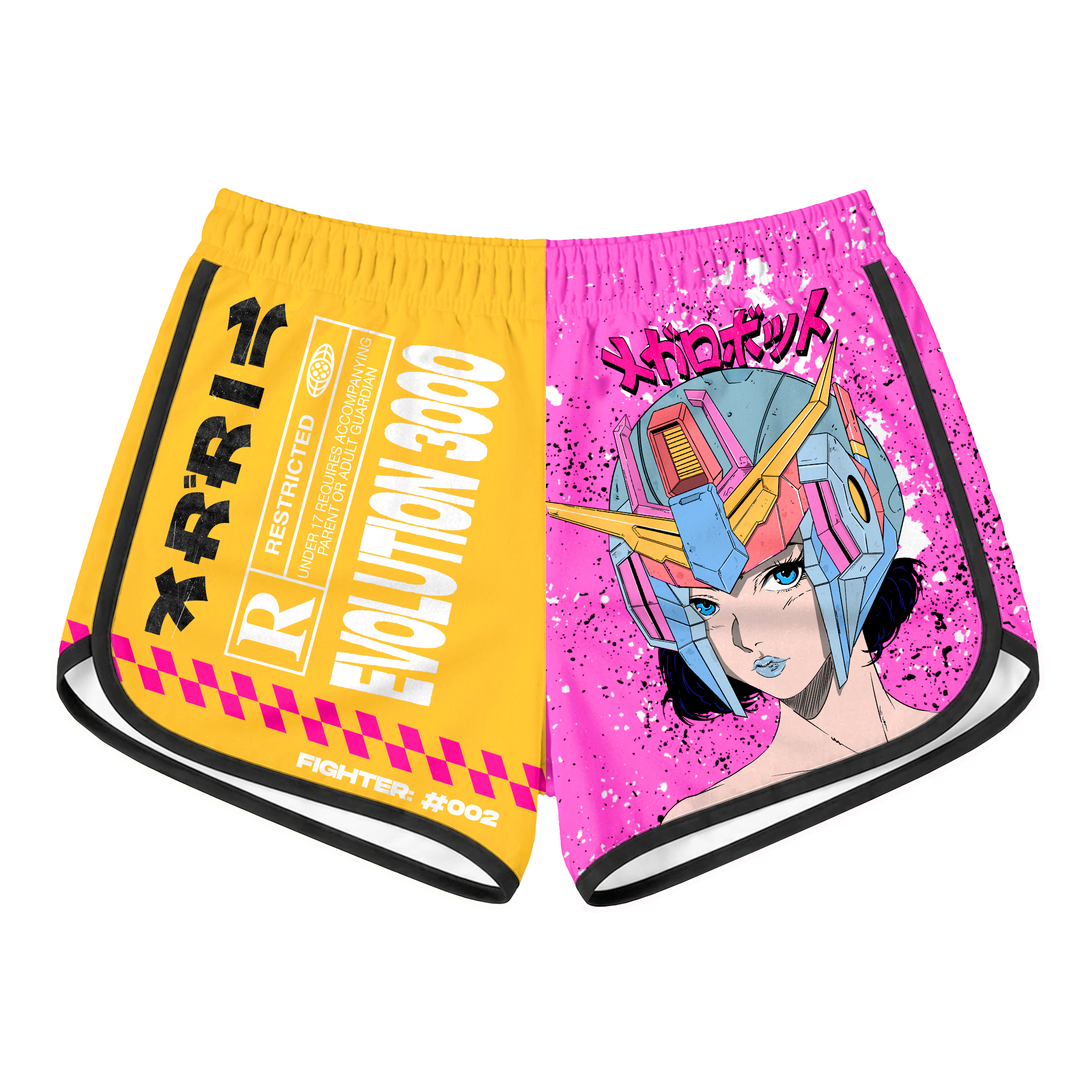 Mecha Supremacy Retro Shorts