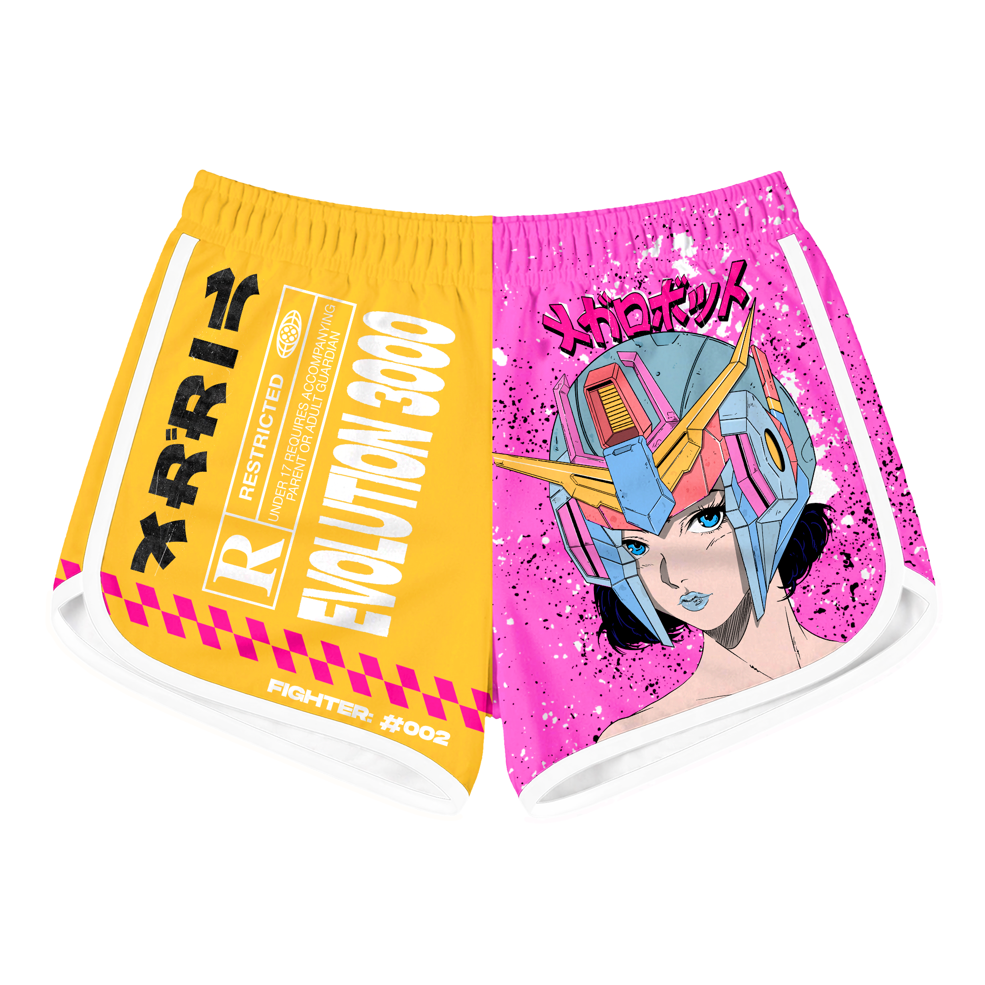 Mecha Supremacy Retro Shorts