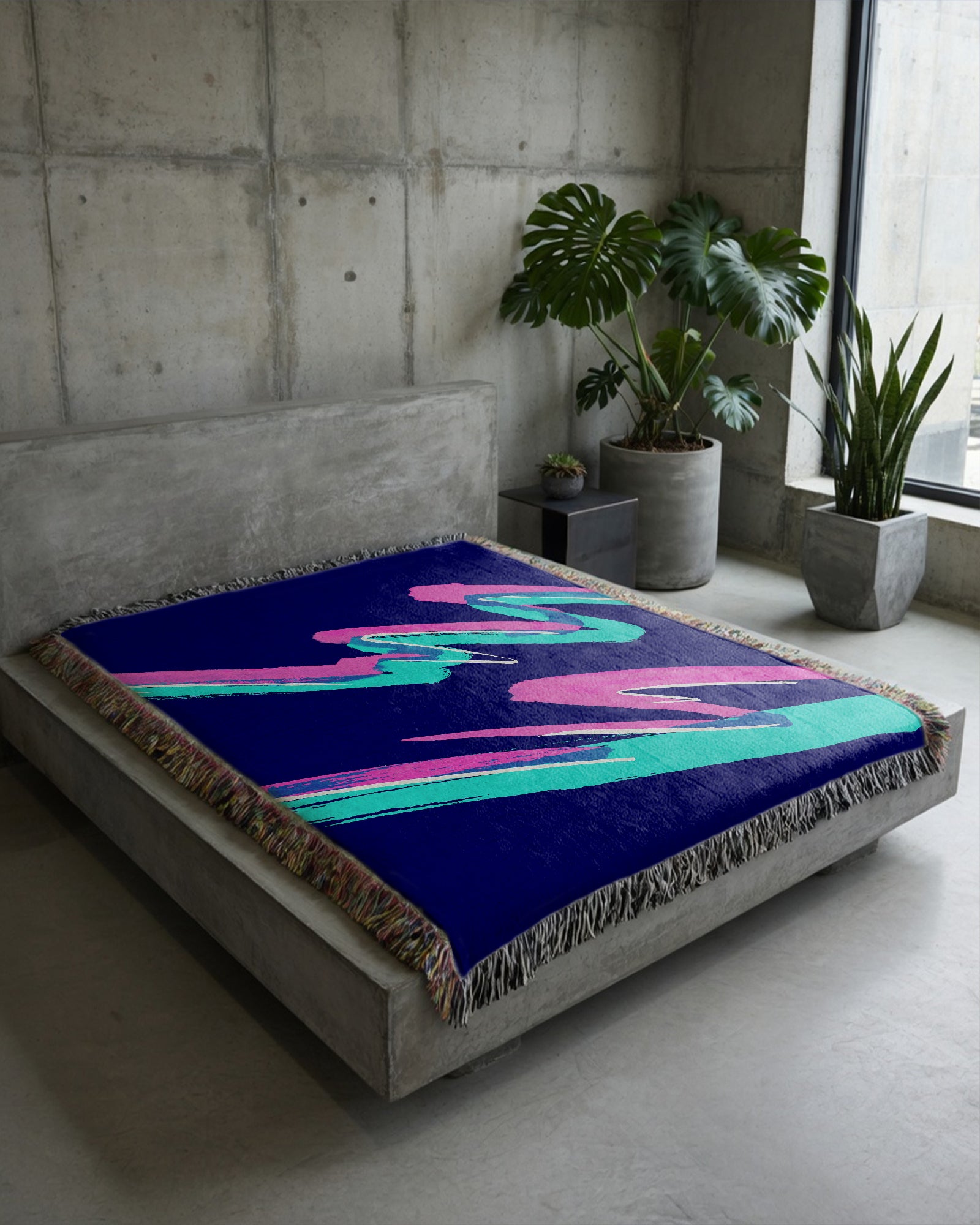 Midnight Ink Woven Blanket