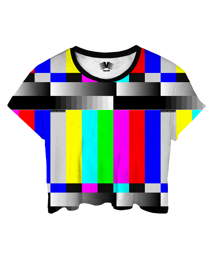 Missing Media Crop Top