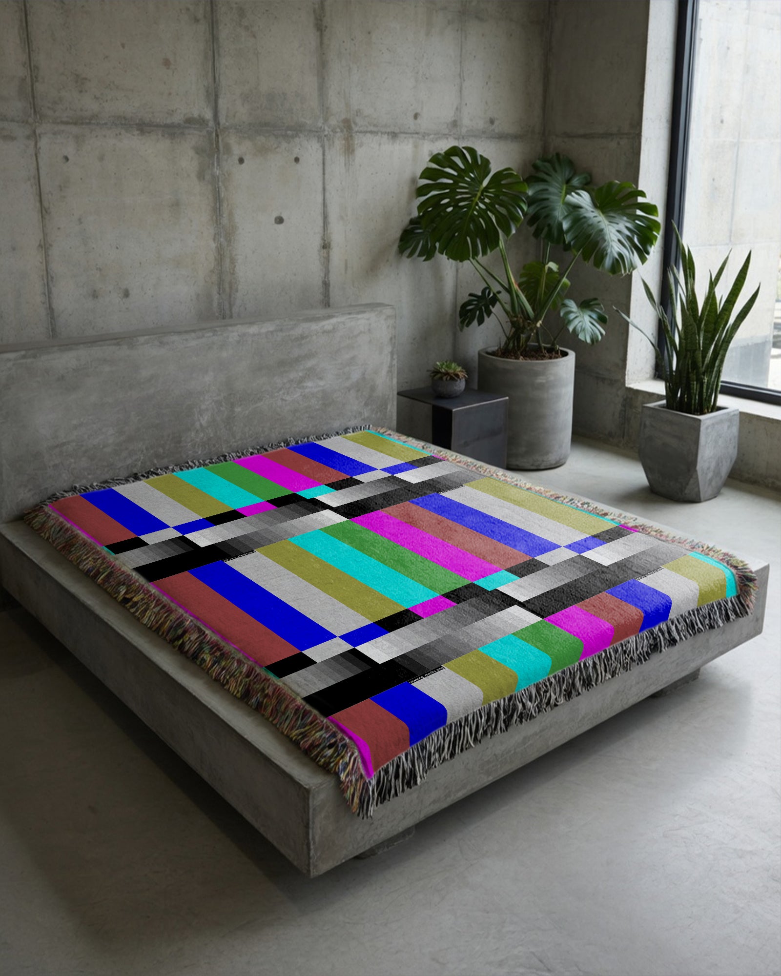 Missing Media Woven Blanket
