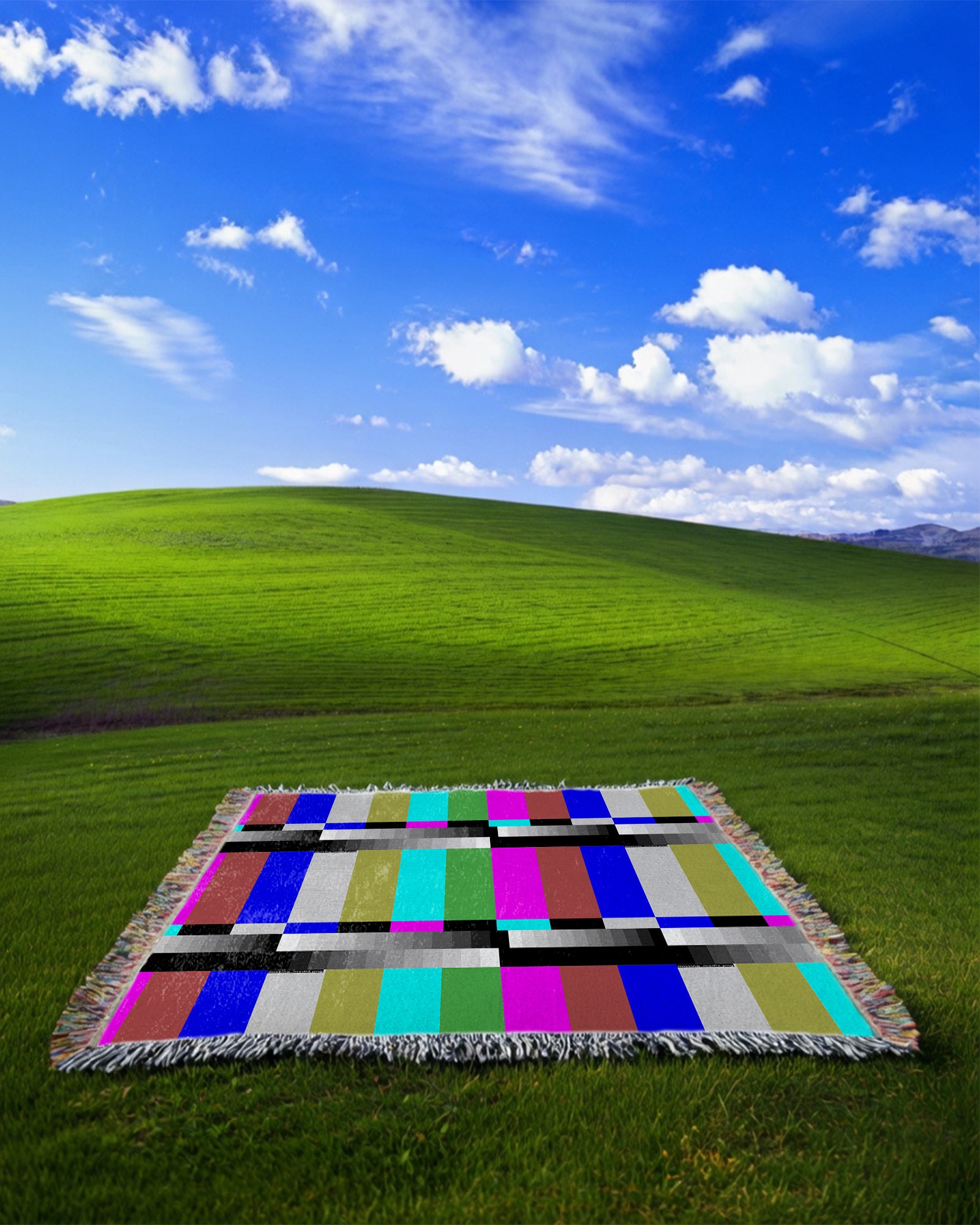 Missing Media Woven Blanket