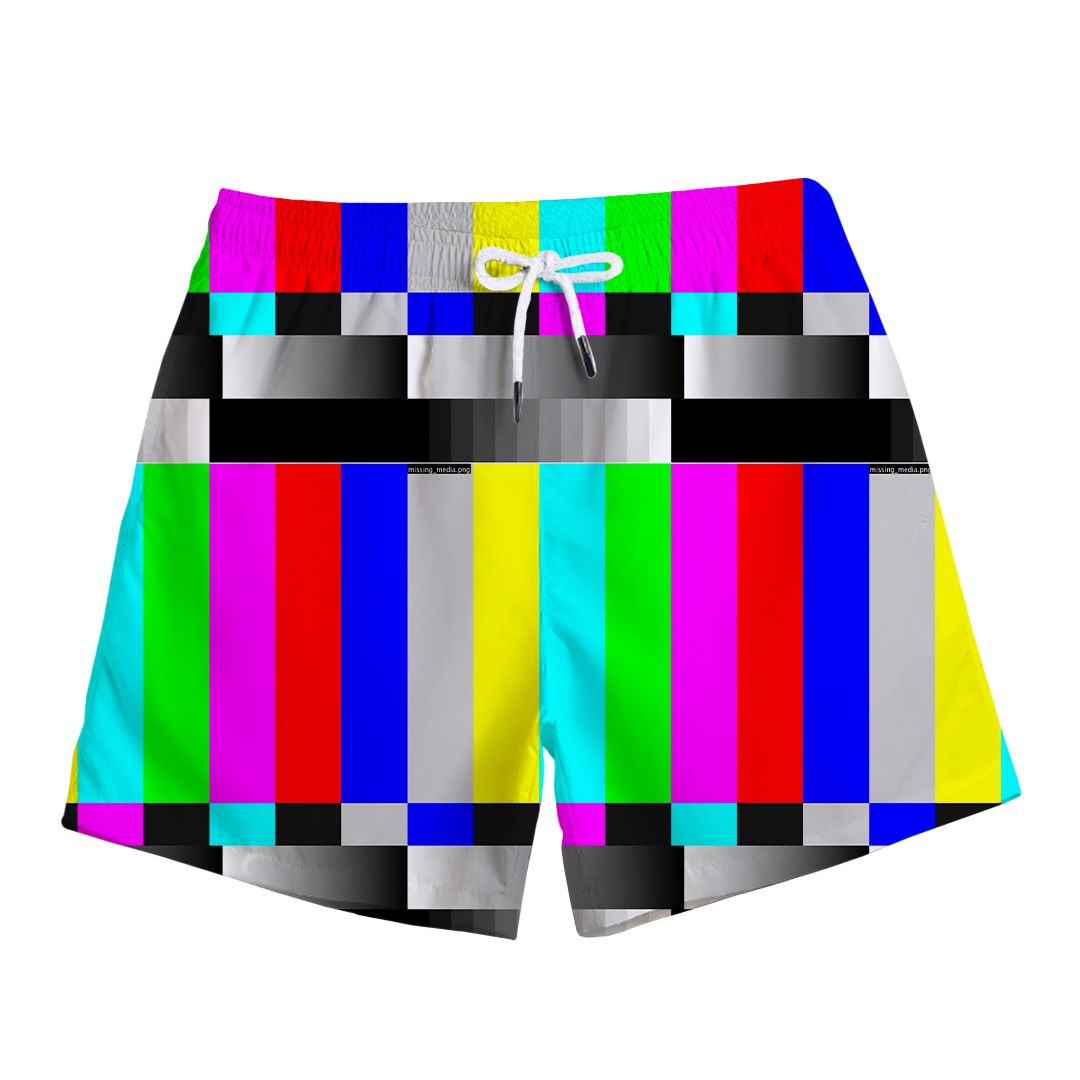 Missing Media Swim Trunks