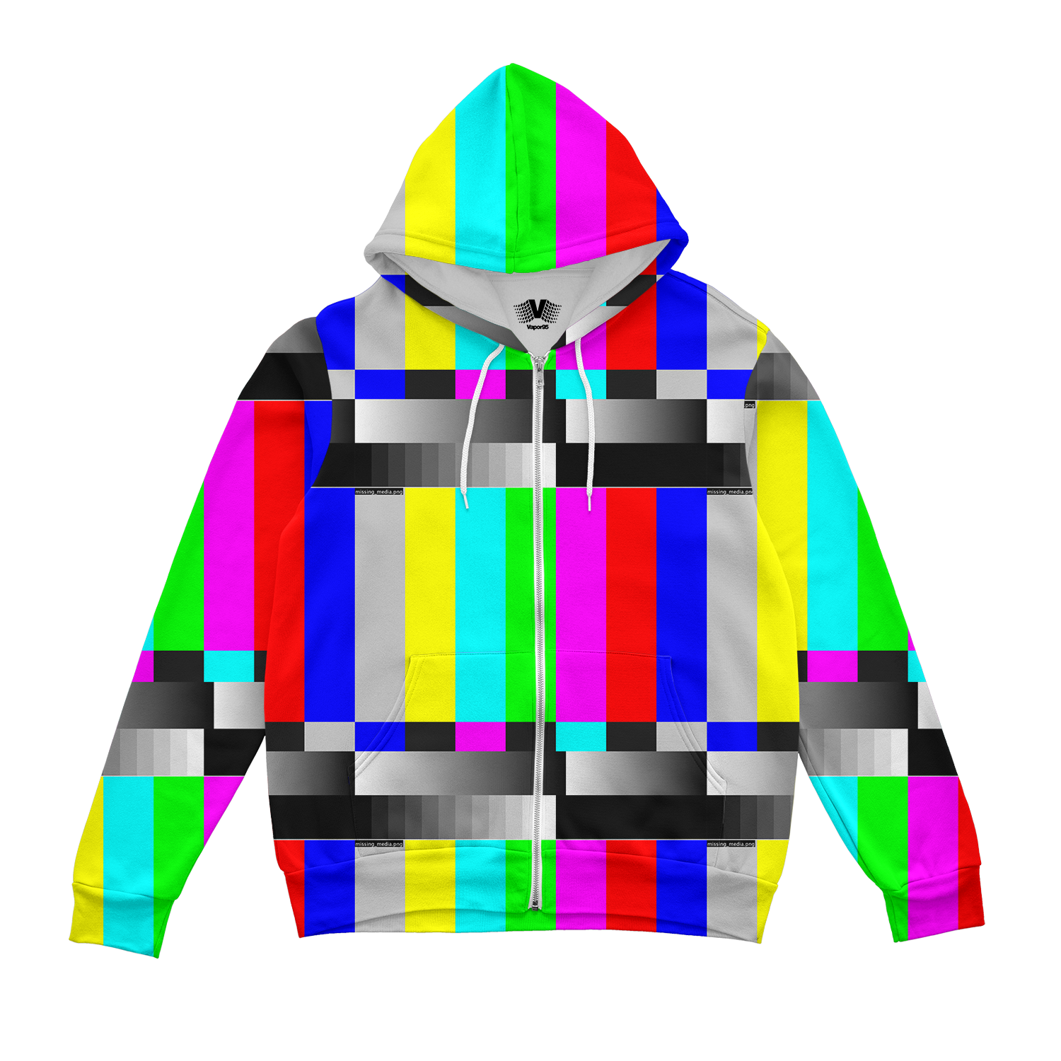 Missing Media Zip Up Hoodie
