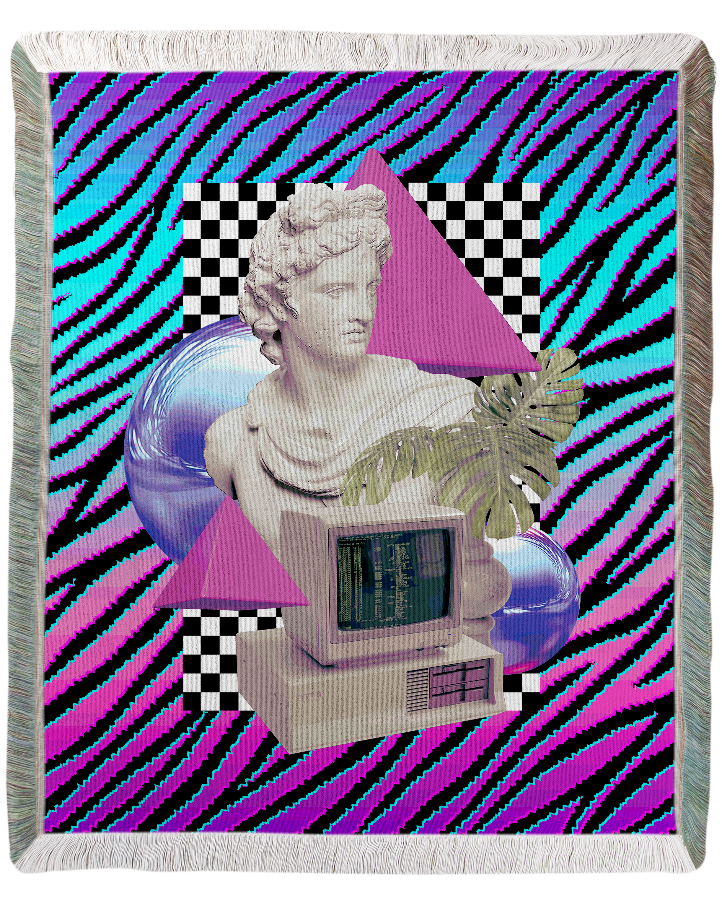 Mosaic Aesthetic Woven Blanket