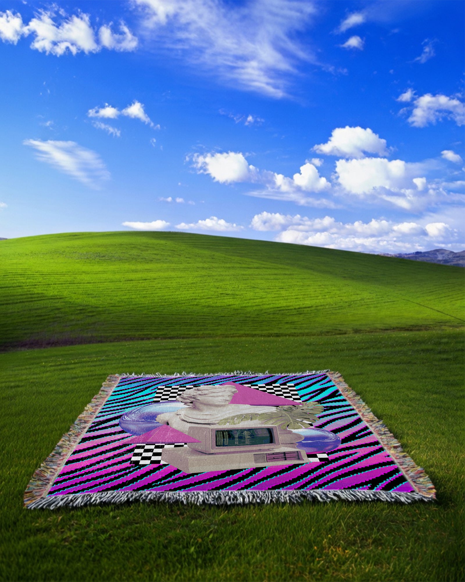 Mosaic Aesthetic Woven Blanket