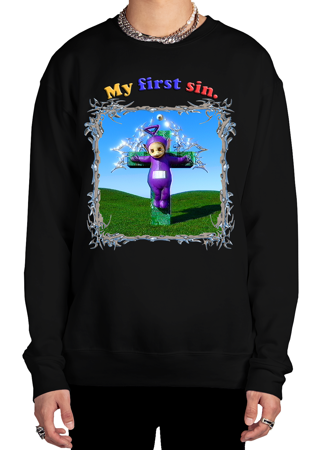 My First Sin Sweatshirt - My First Sin b Sweatshirt Man-product-mockup.png