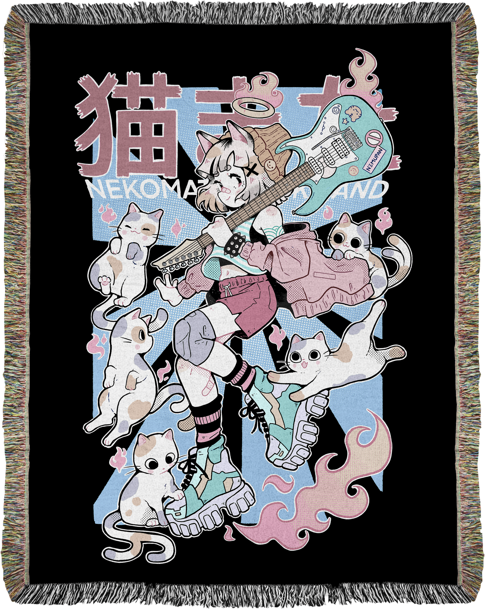 Nekomata Woven Blanket