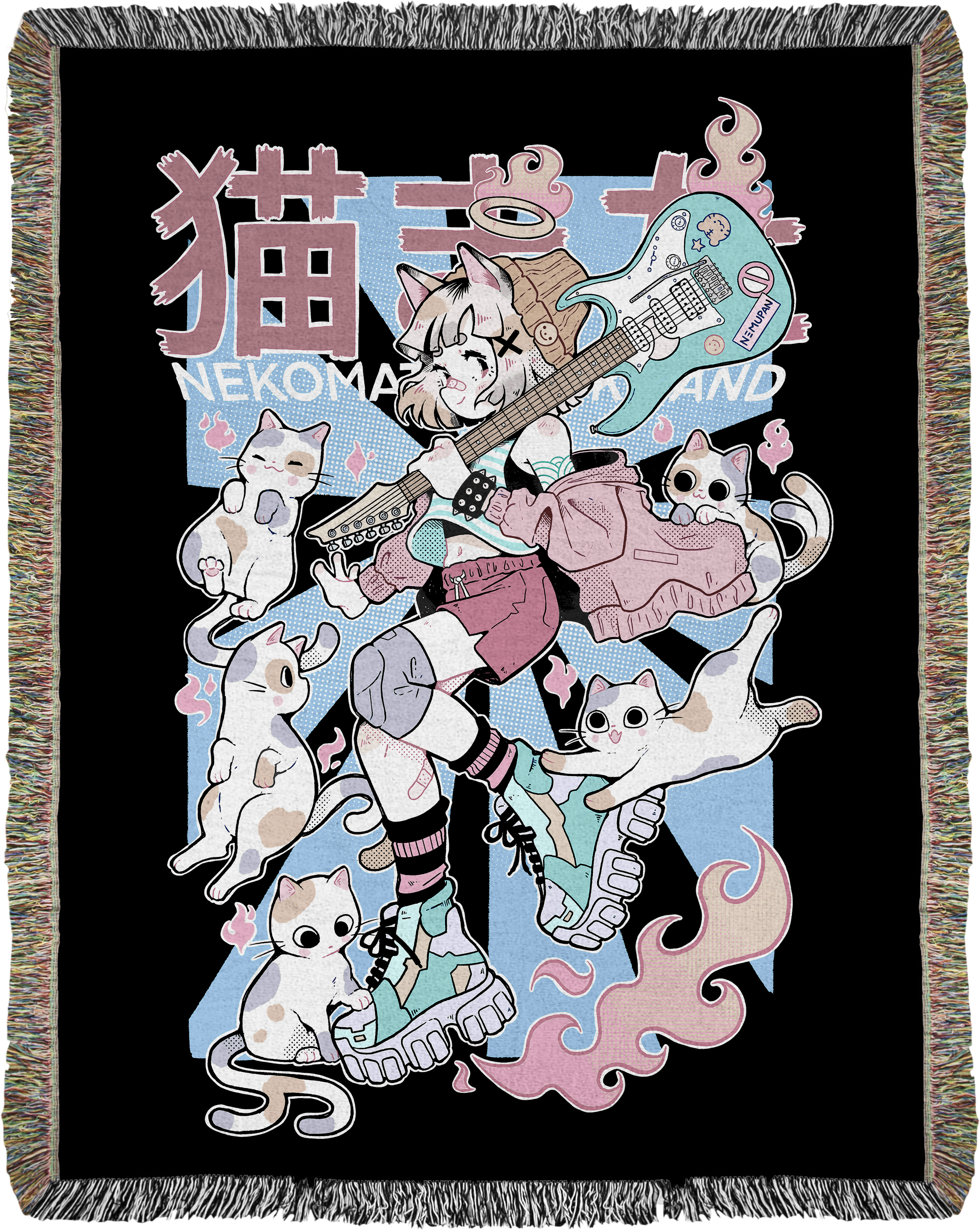 Nekomata Woven Blanket