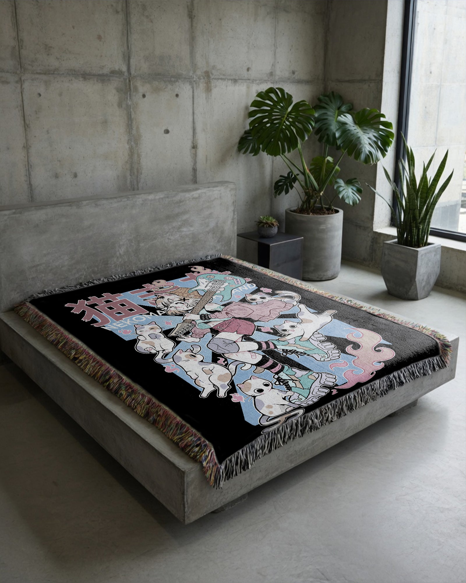Nekomata Woven Blanket