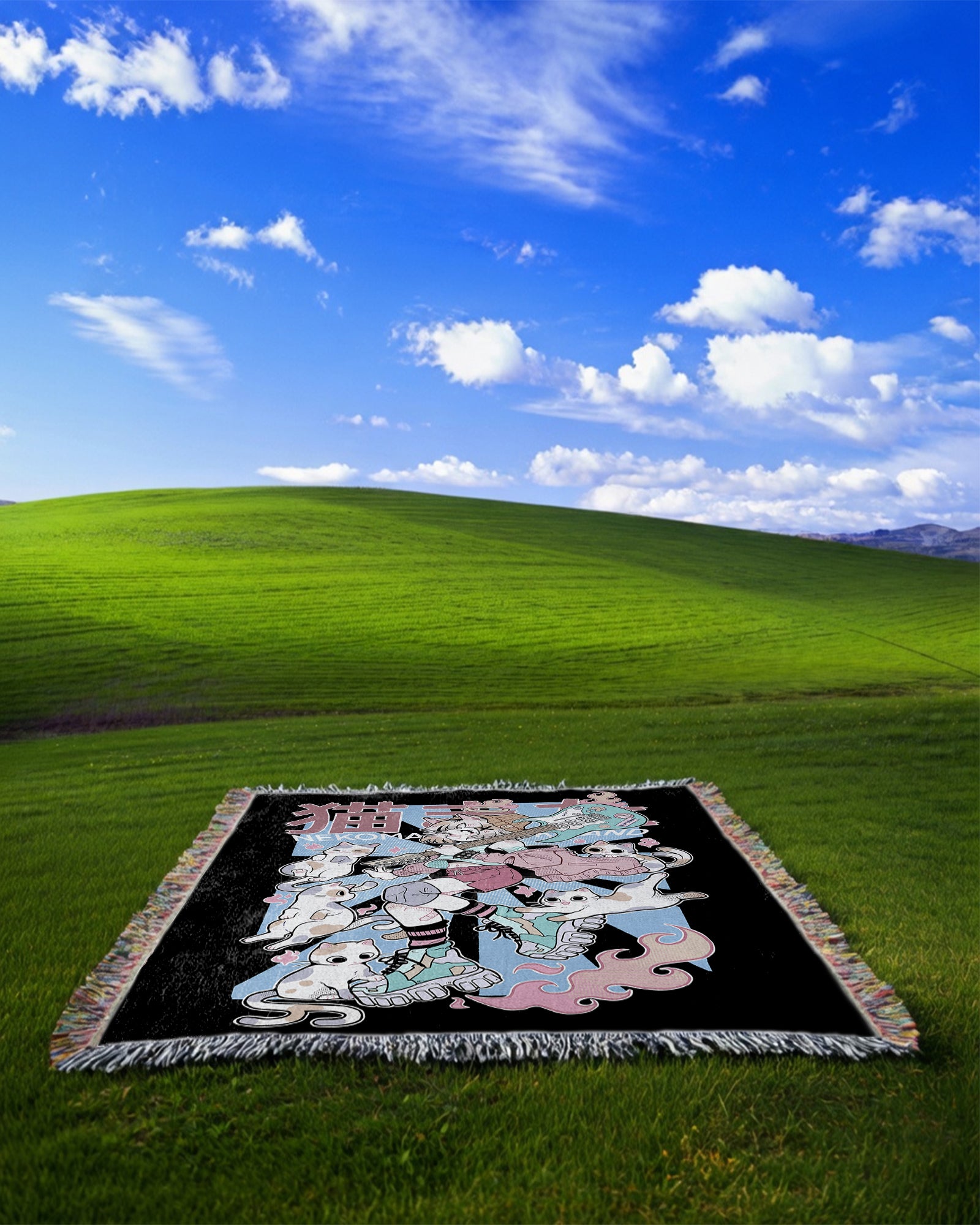 Nekomata Woven Blanket
