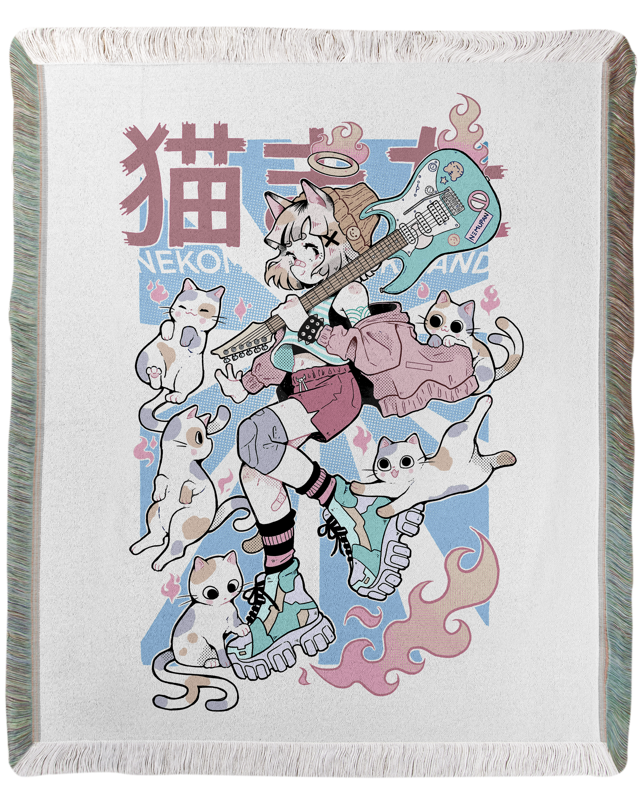 Nekomata Woven Blanket