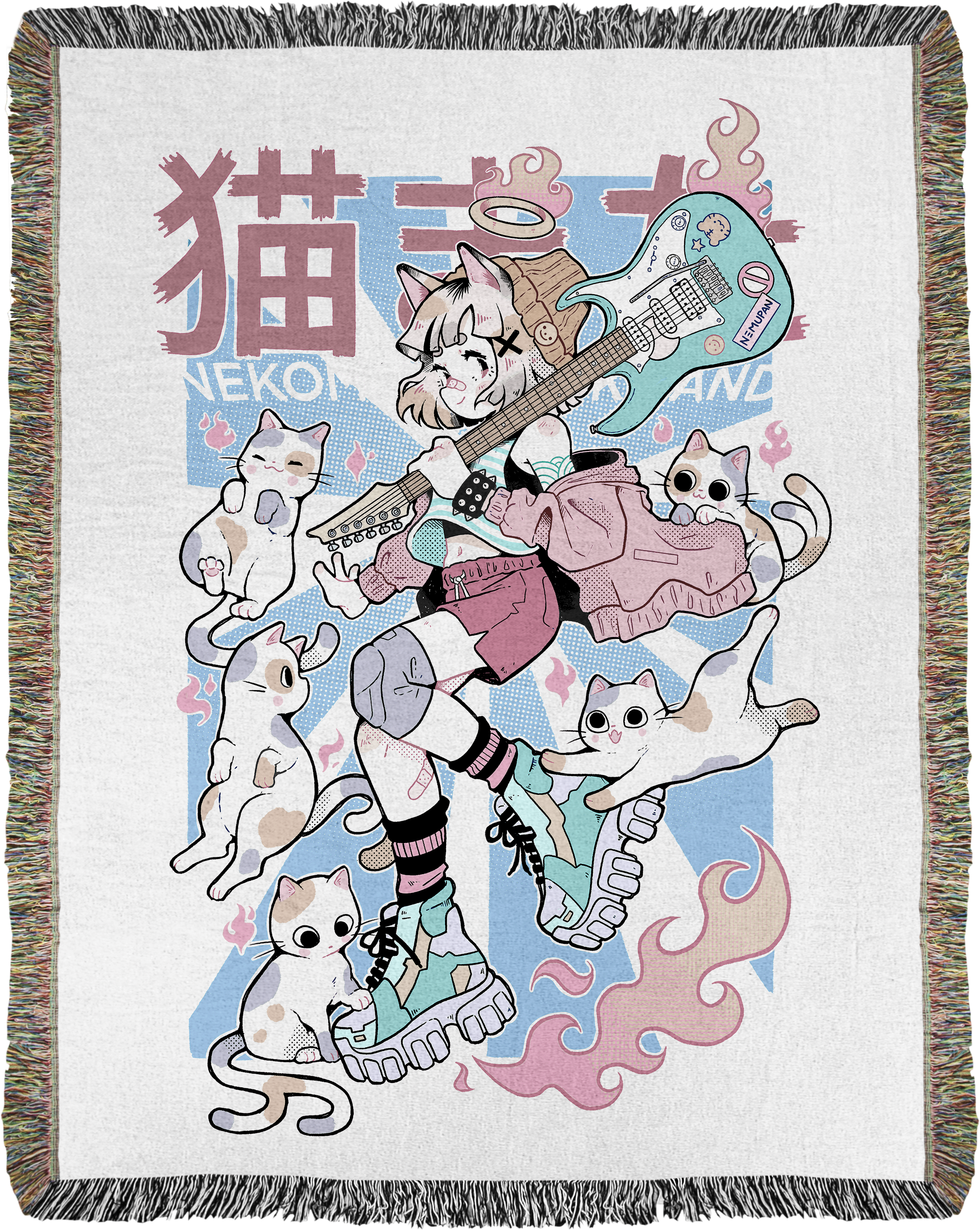 Nekomata Woven Blanket