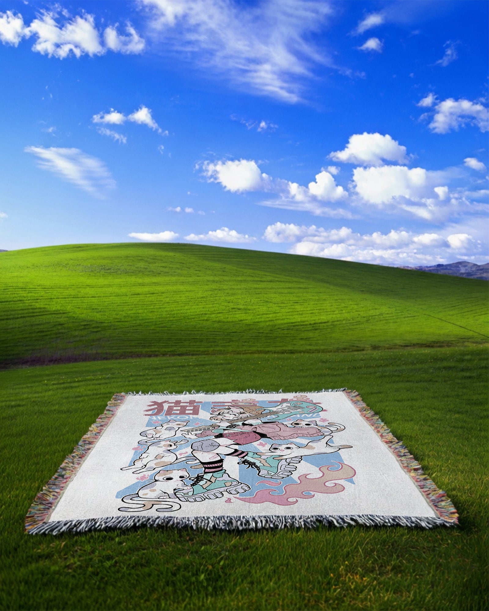 Nekomata Woven Blanket