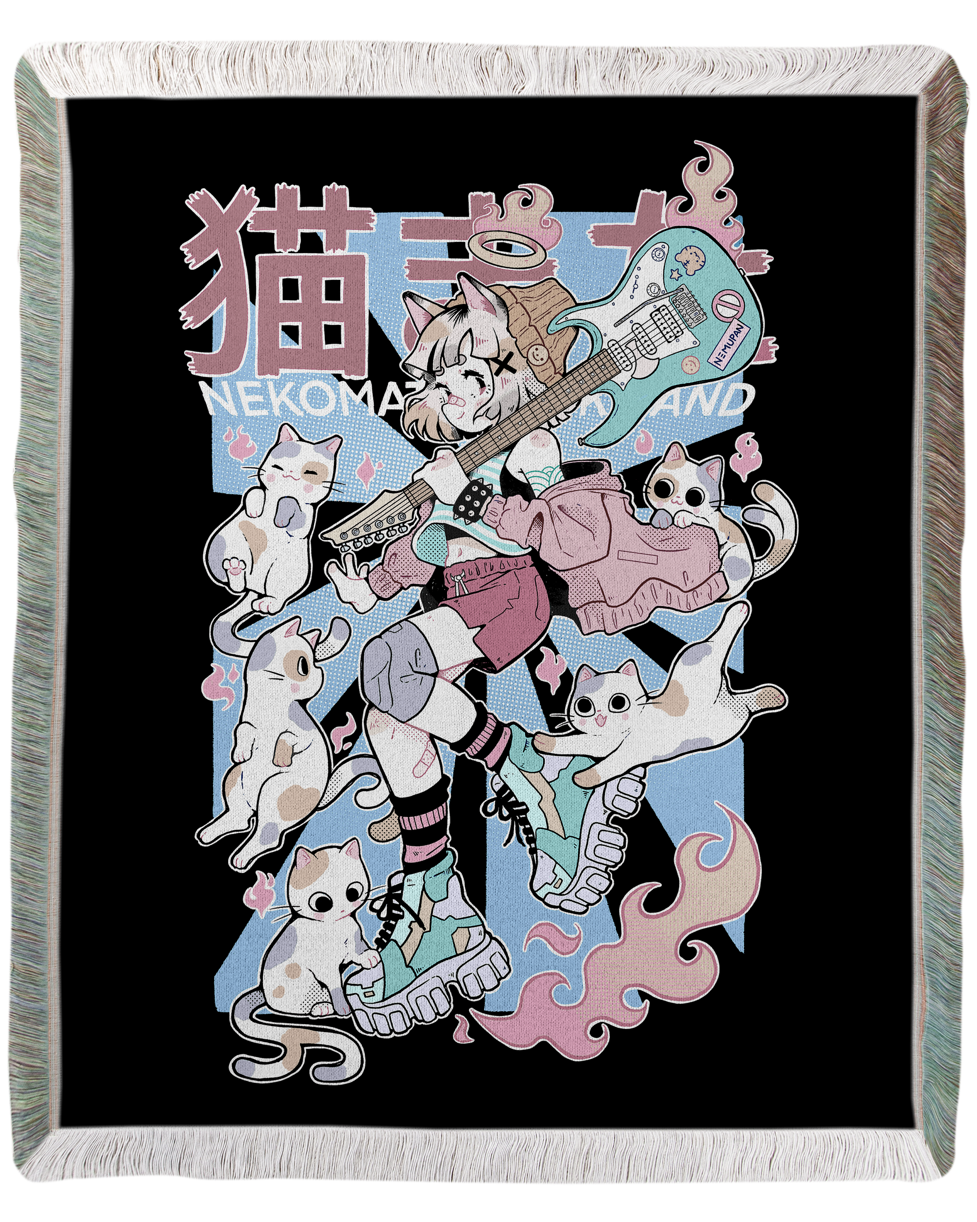 Nekomata Woven Blanket