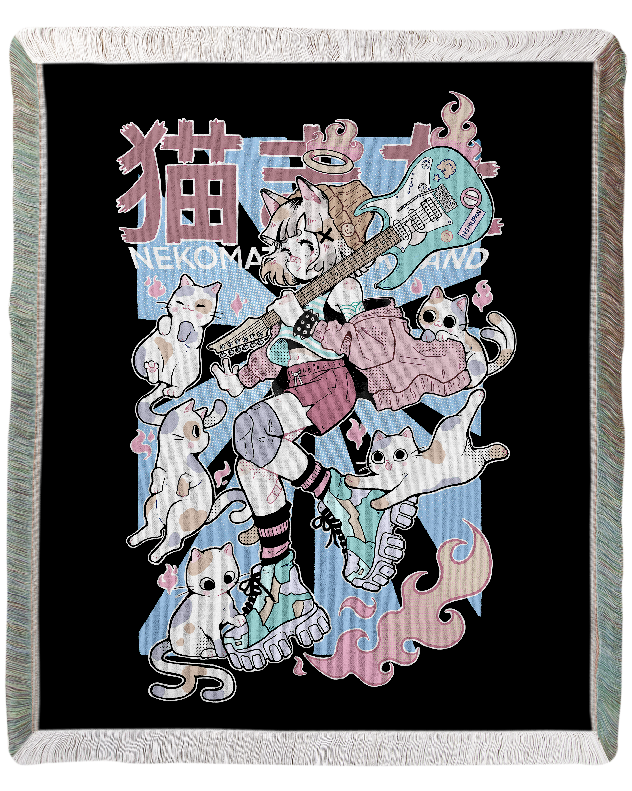 Nekomata Woven Blanket