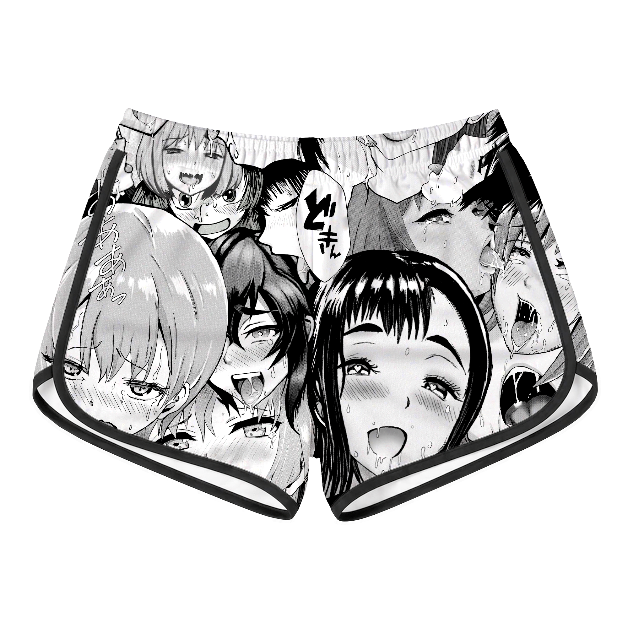 Neo Ahegao Retro Shorts