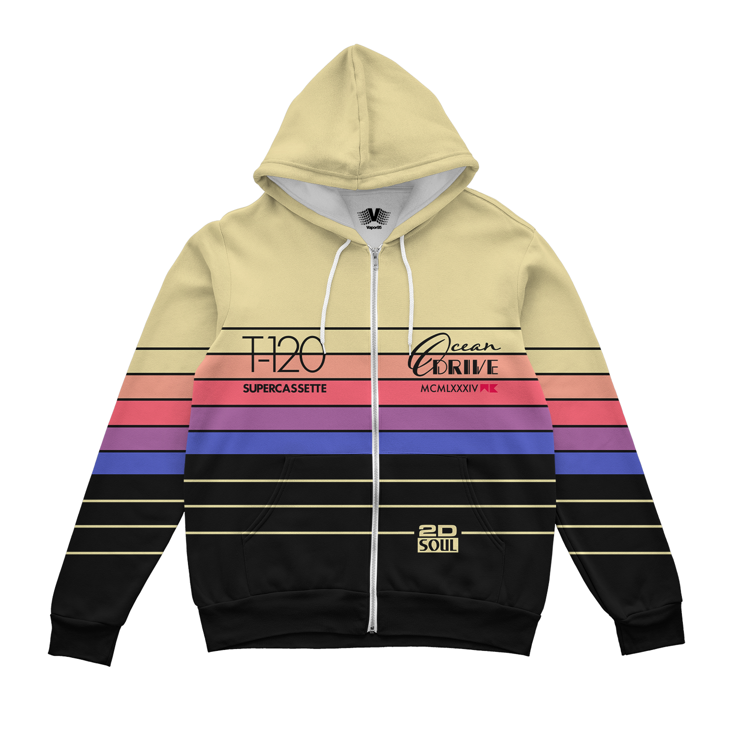 T-120 Zip Up Hoodie