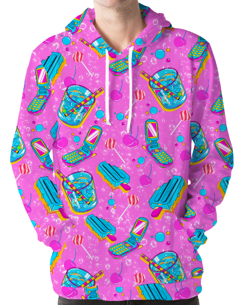 Vaporwave & Aesthetic Clothing | Ocean Drive Hoodie – Vapor95