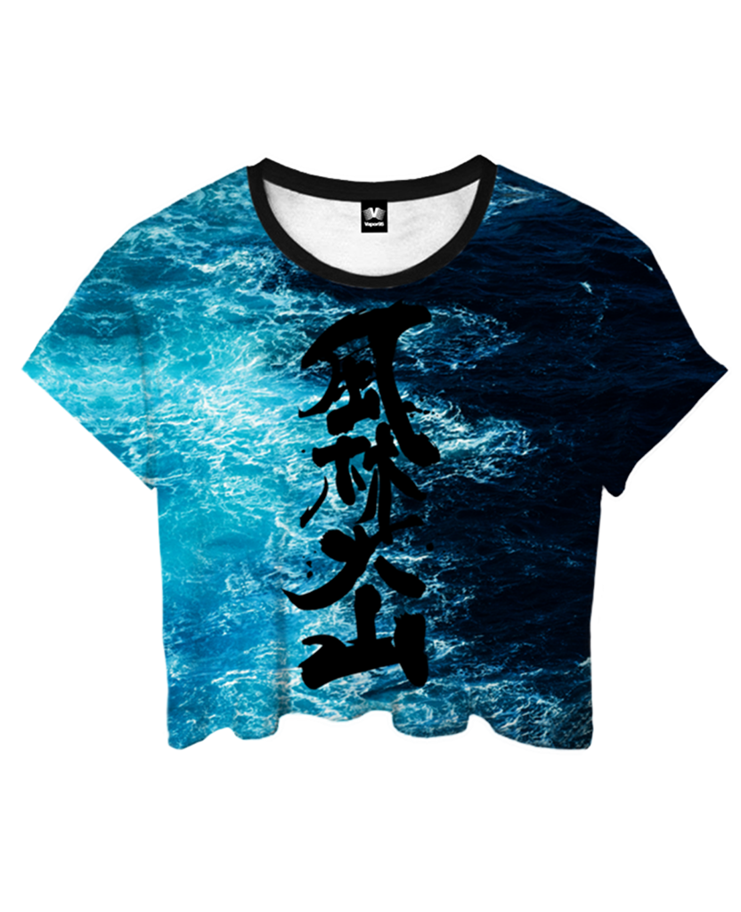 Ocean Furinkazan Crop Top