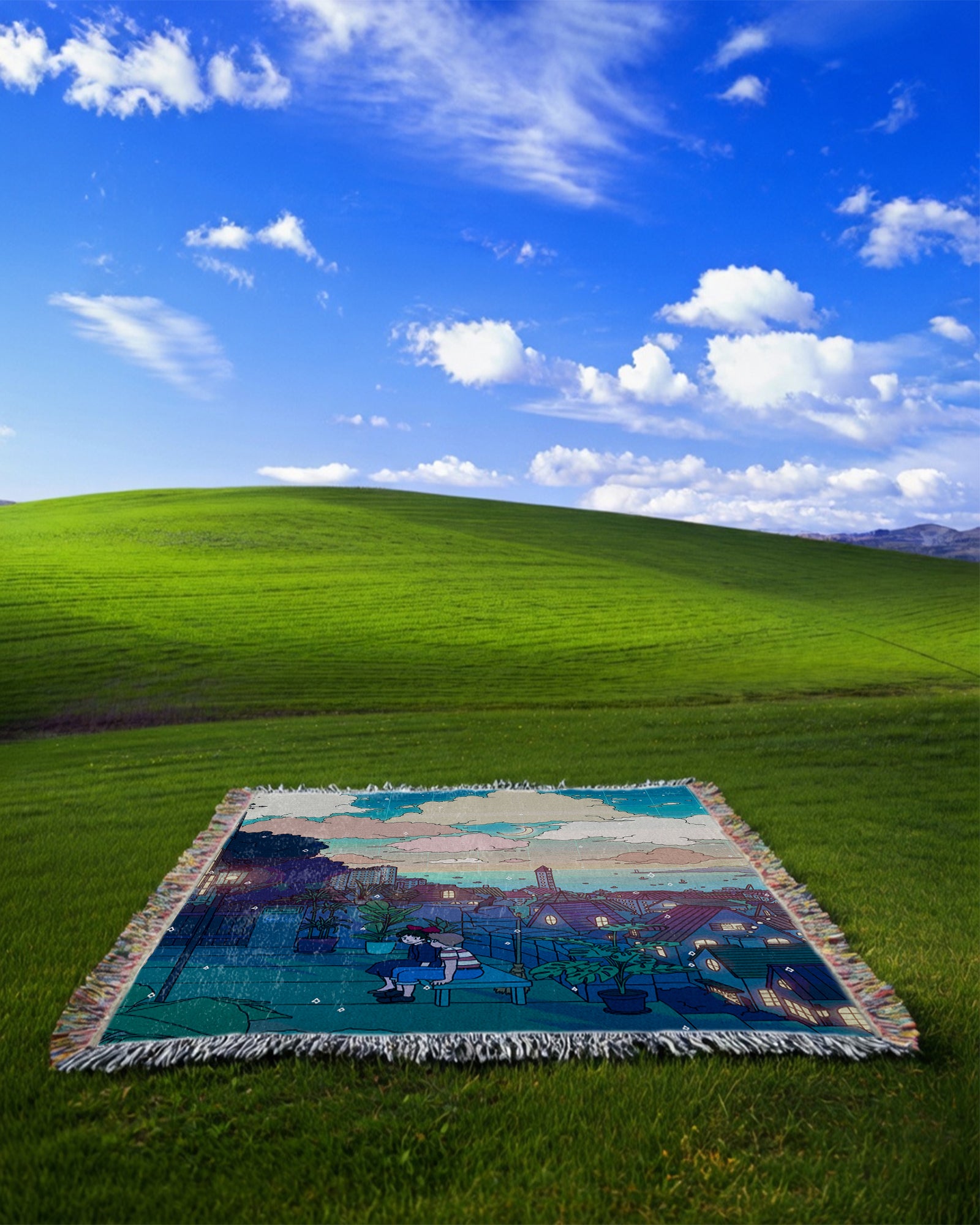 Ocean View Woven Blanket