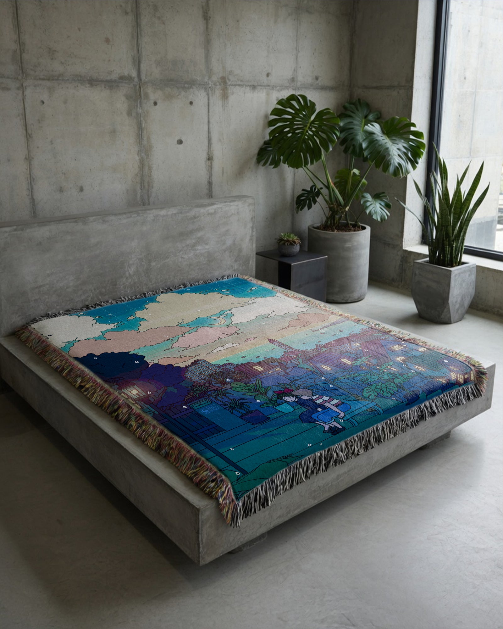 Ocean View Woven Blanket