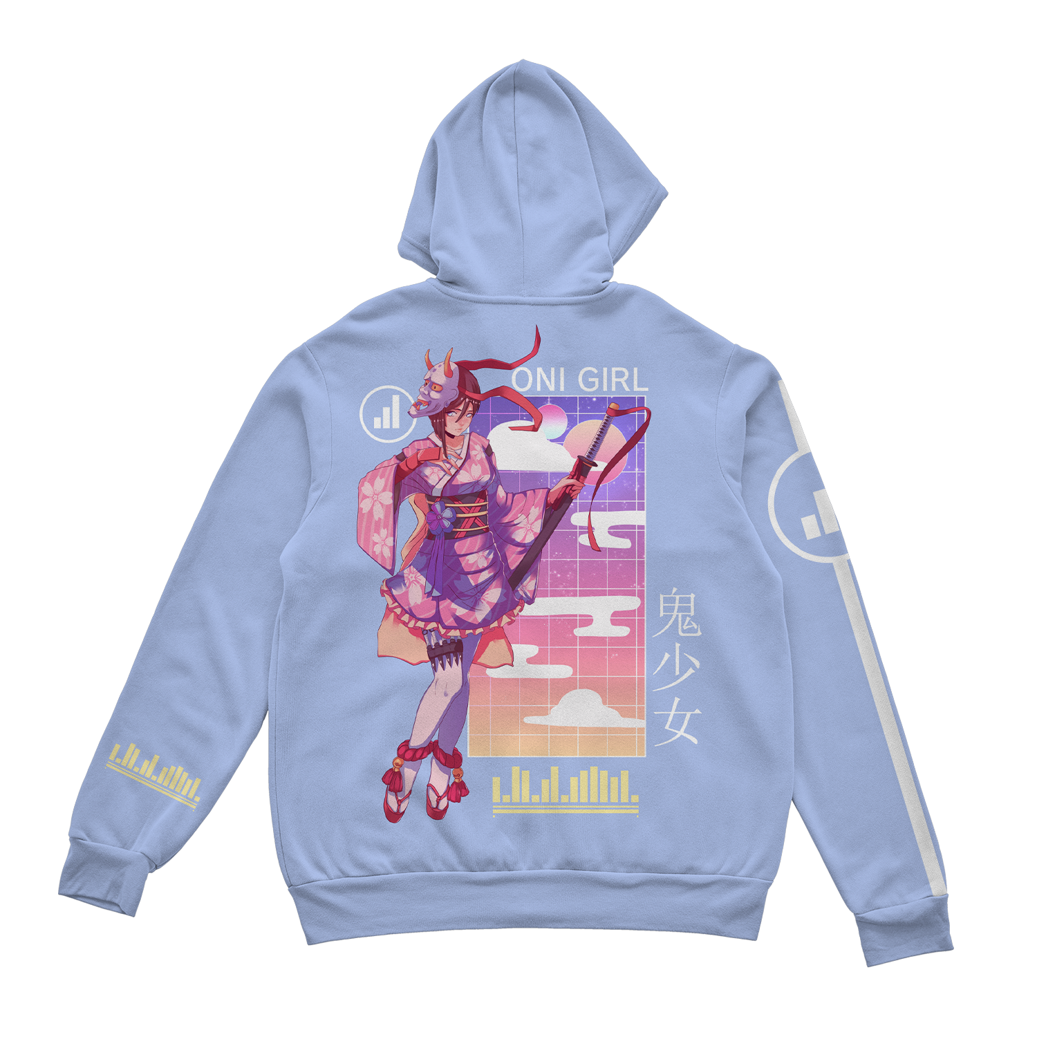 Oni Girl Zip Up Hoodie