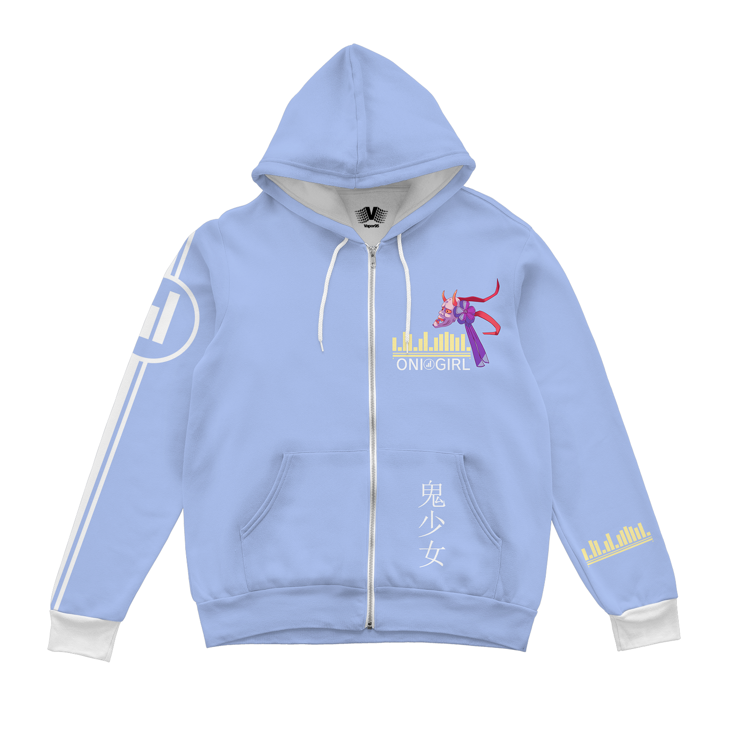 Oni Girl Zip Up Hoodie