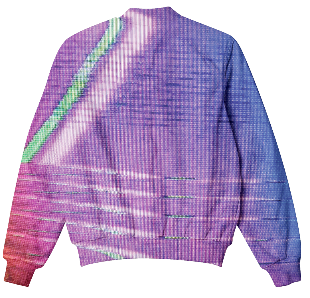 Purple Voidman Bomber Jacket