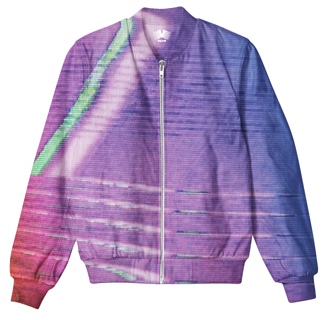 Purple Voidman Bomber Jacket